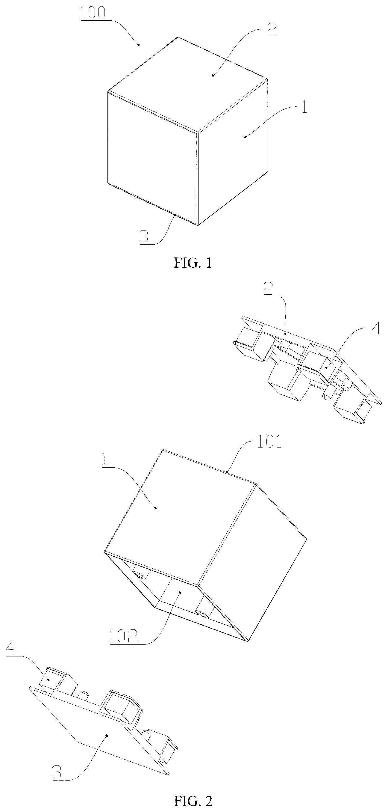 Patent US12377363 Figure 1 – Magnetic building block