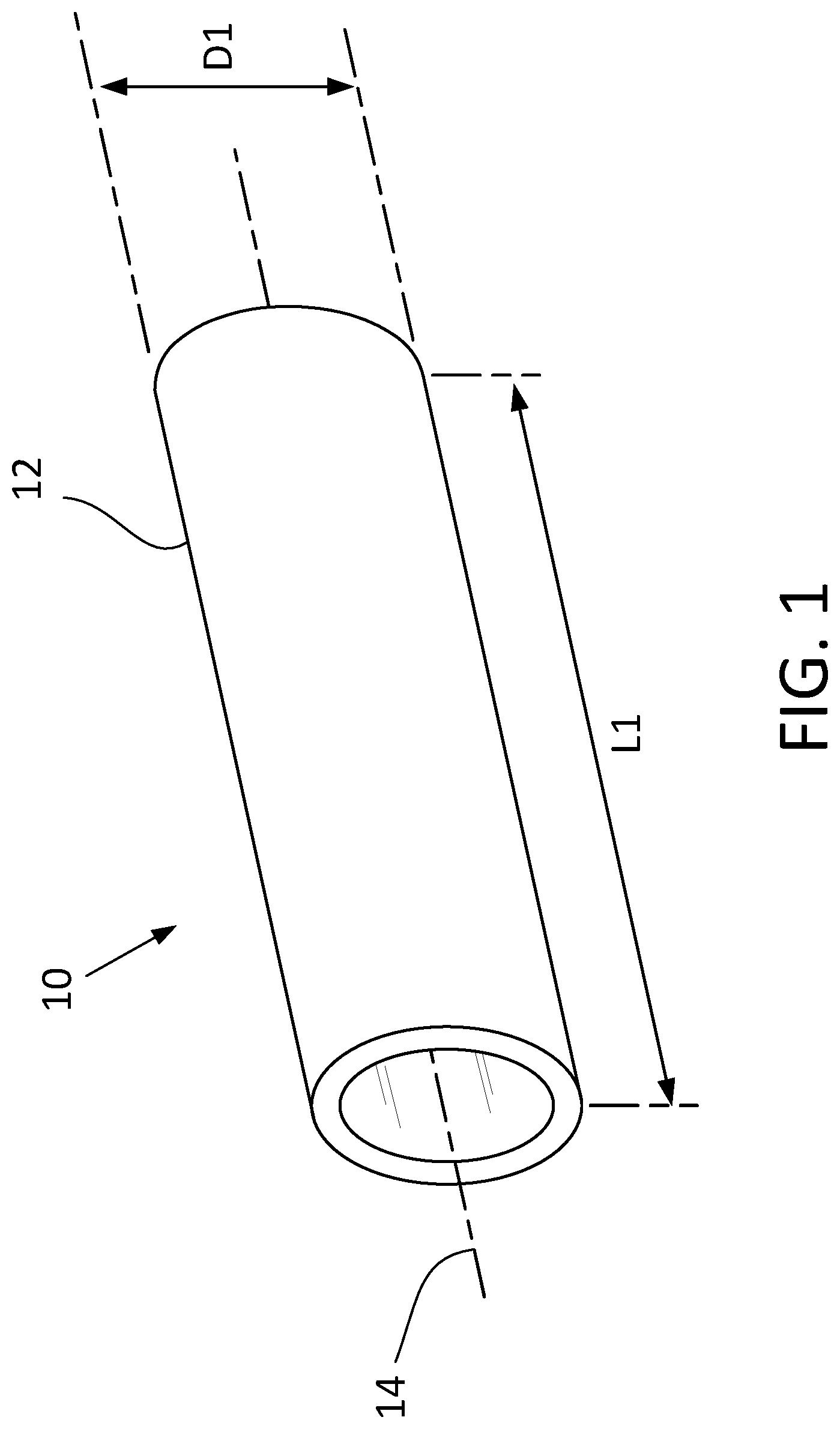 Patent US12377364 Figure 1 – Magnus effect cylindrical projectile and launcher