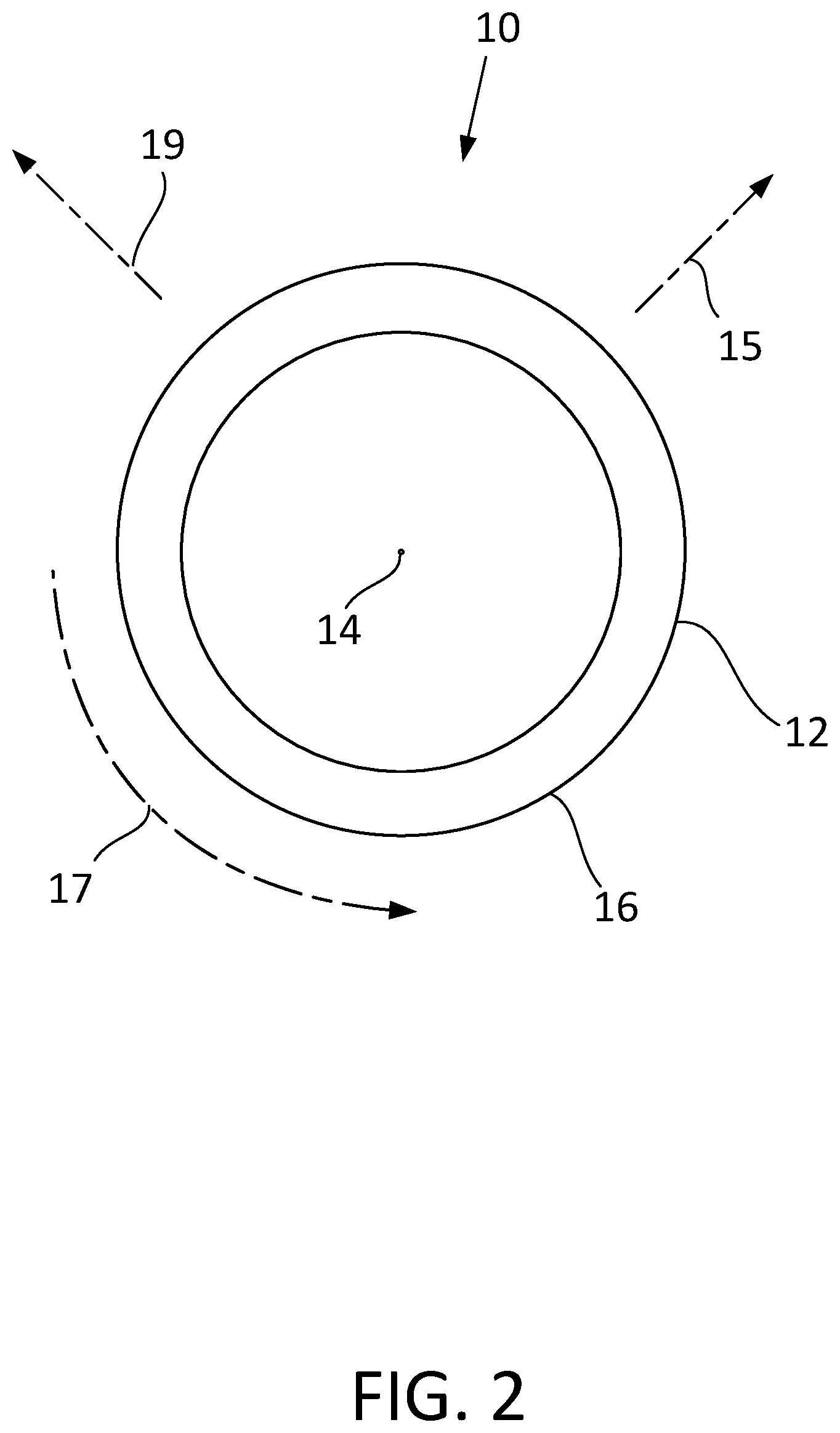 Patent US12377364 Figure 2 – Magnus effect cylindrical projectile and launcher