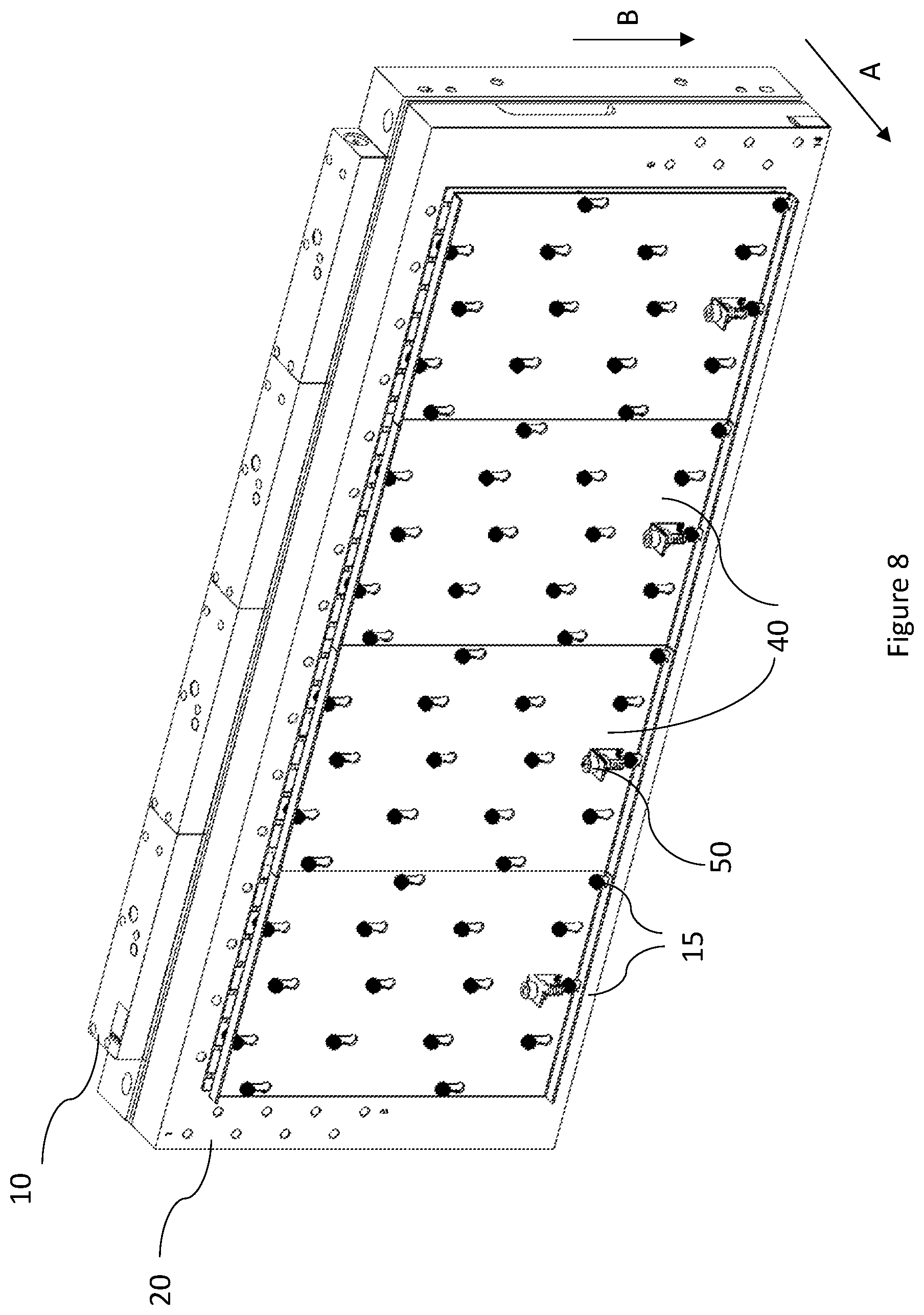 Patent US12377368 Figure 8 – Valve setup for chromatography and fluid management systems