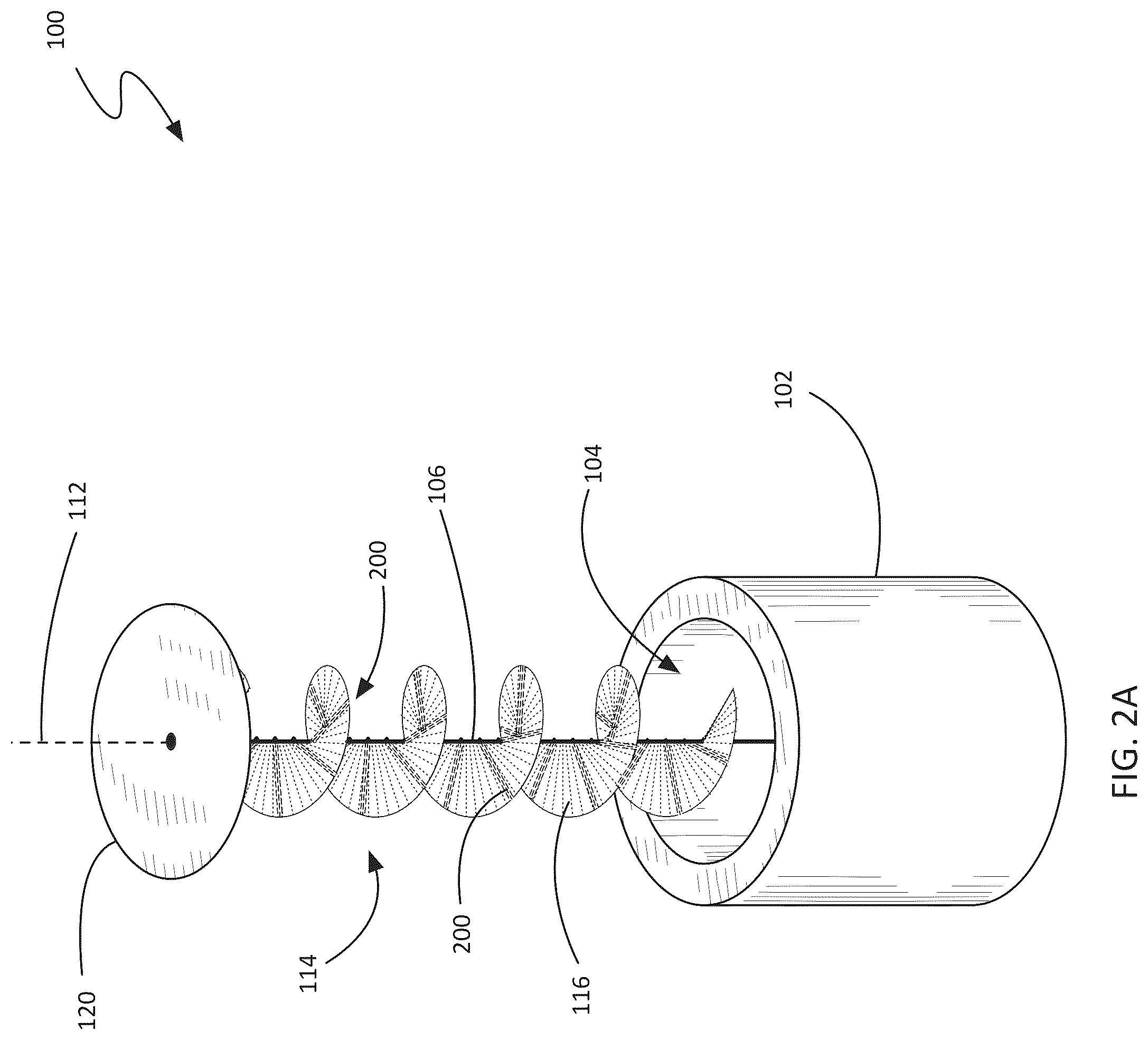 Patent US12377380 Figure 4 – Passive CO 2 capture device with a helical sorbent structure
