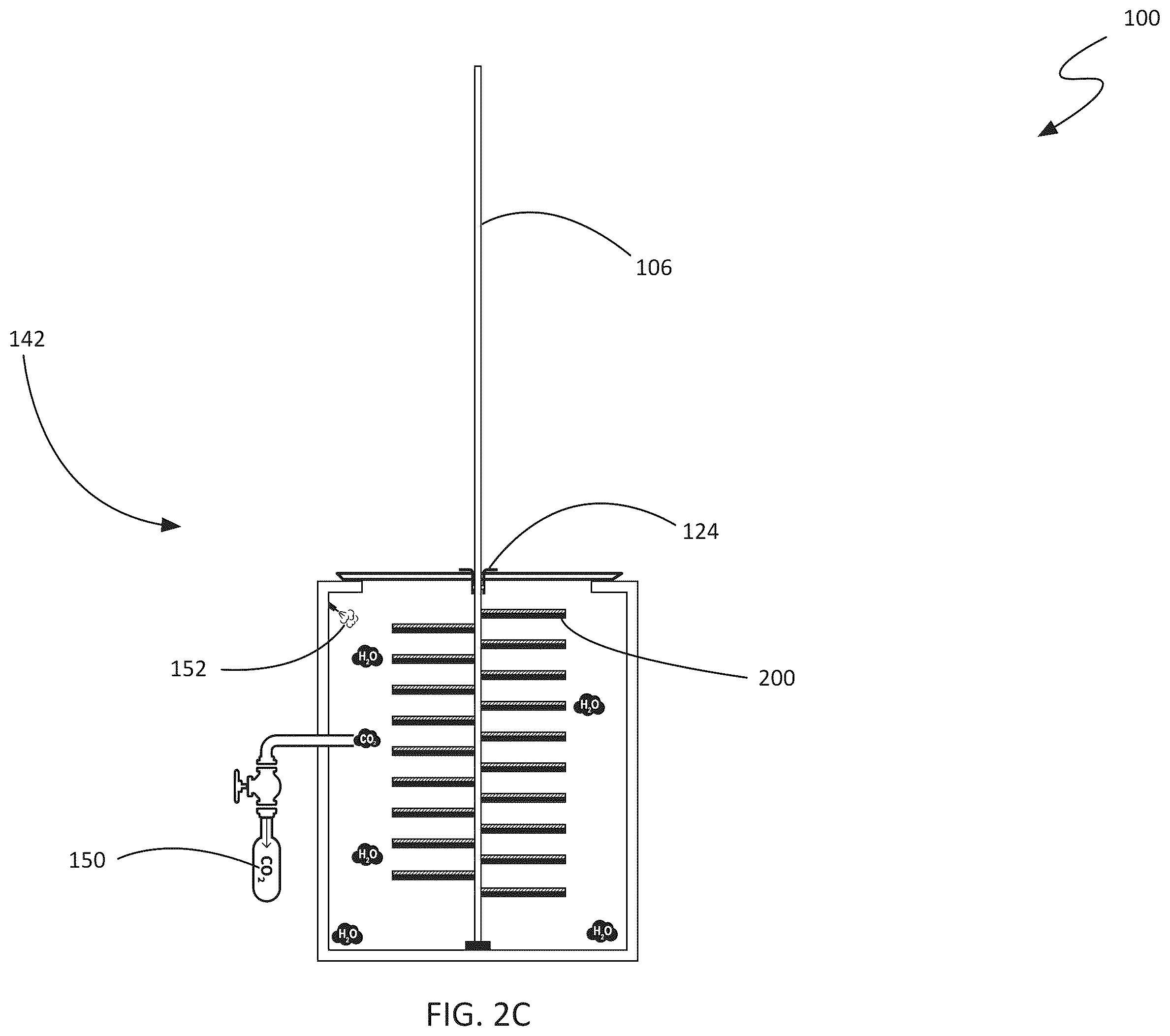 Patent US12377380 Figure 6 – Passive CO 2 capture device with a helical sorbent structure