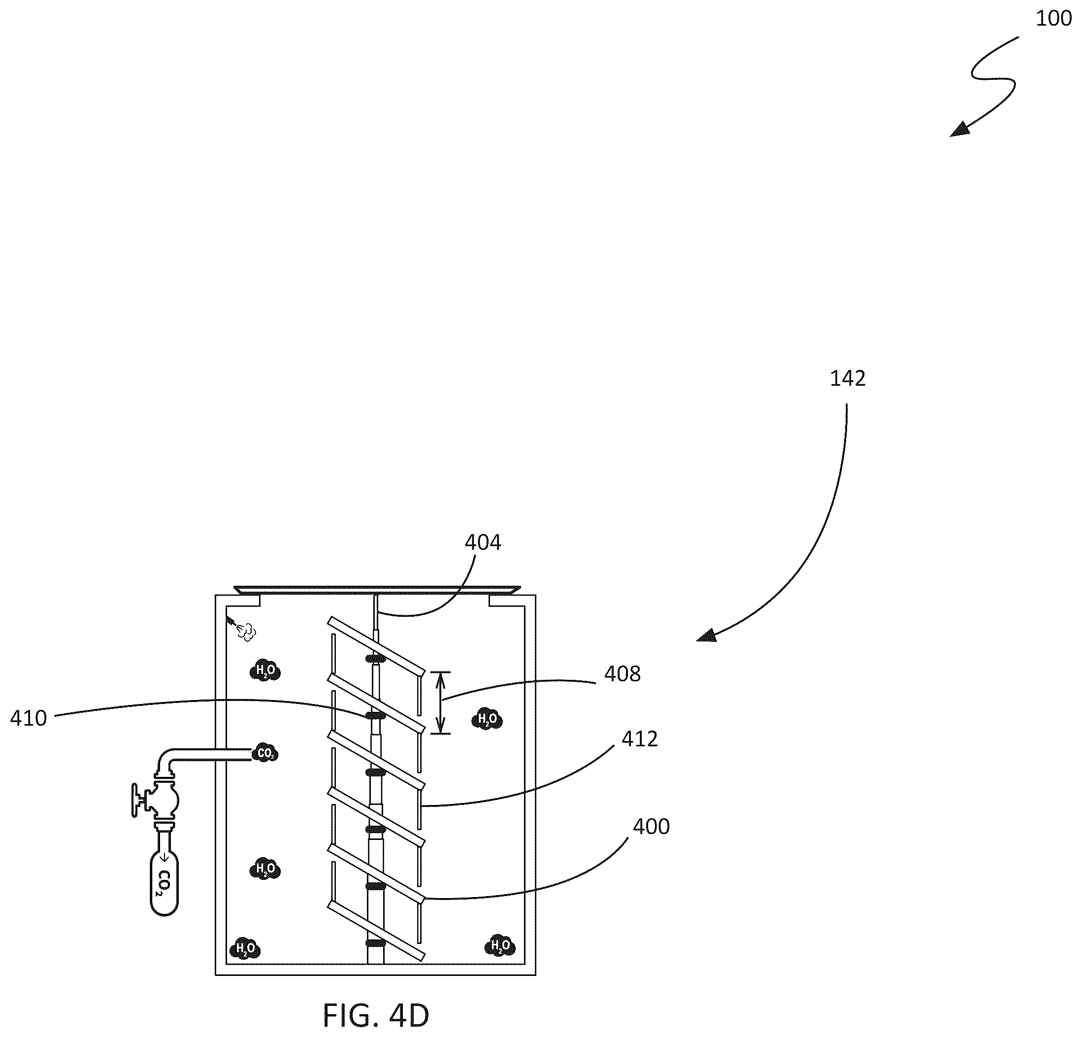 Patent US12377380 Figure 12 – Passive CO 2 capture device with a helical sorbent structure