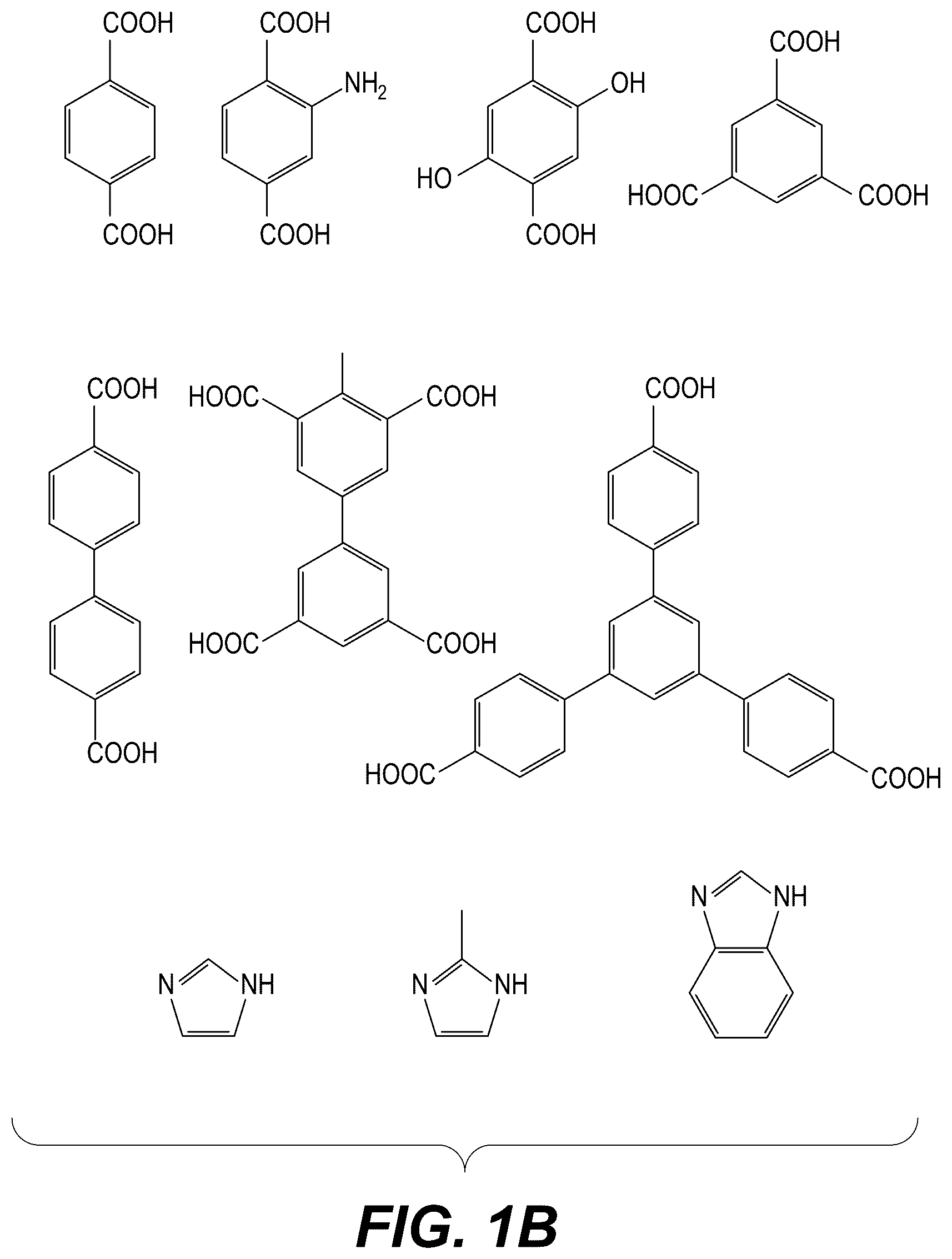 Patent US12377385 Figure 2 – Two-dimensional catalytic materials derived from metal-organic frameworks for VOC remediation