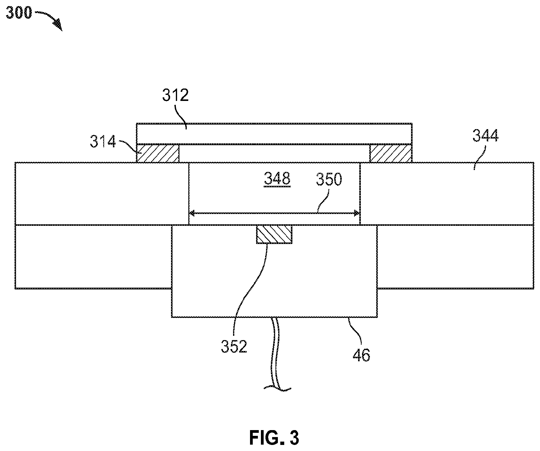 Patent US12377388 Figure 3 – Acoustic composite including a stiffening polymer, devices, and assemblies including the same