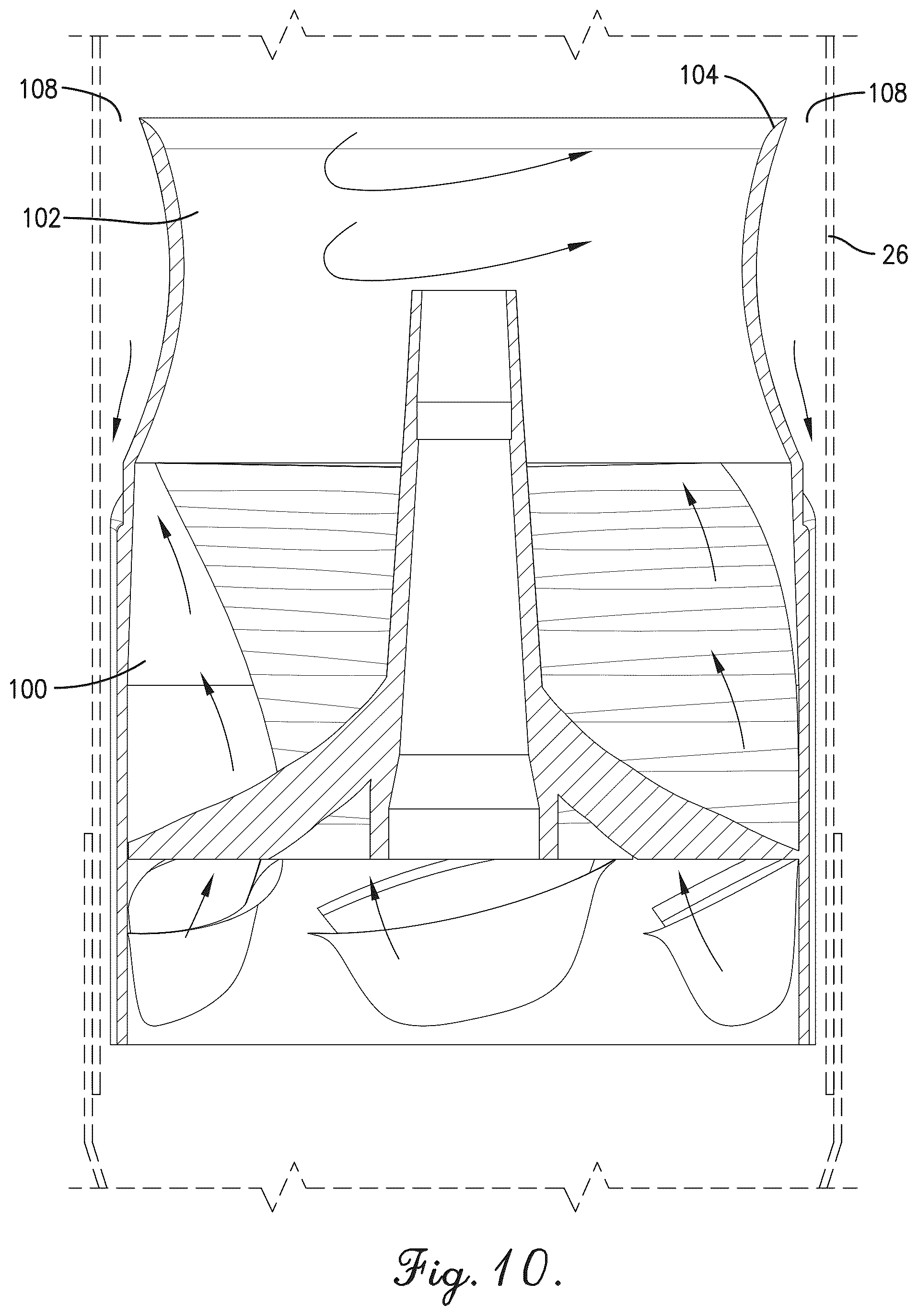 Patent US12377390 Figure 8 – Dilution nozzle assembly for hazardous gases
