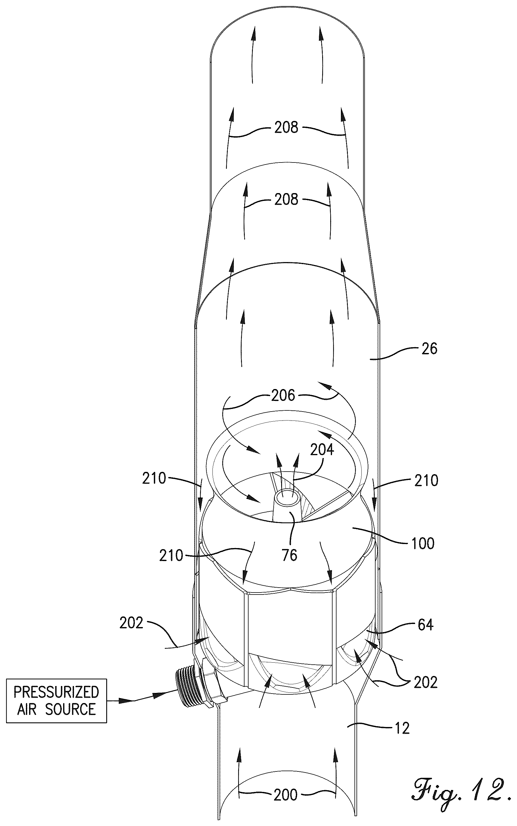 Patent US12377391 Figure 10 – Dilution nozzle assembly for hazardous gases