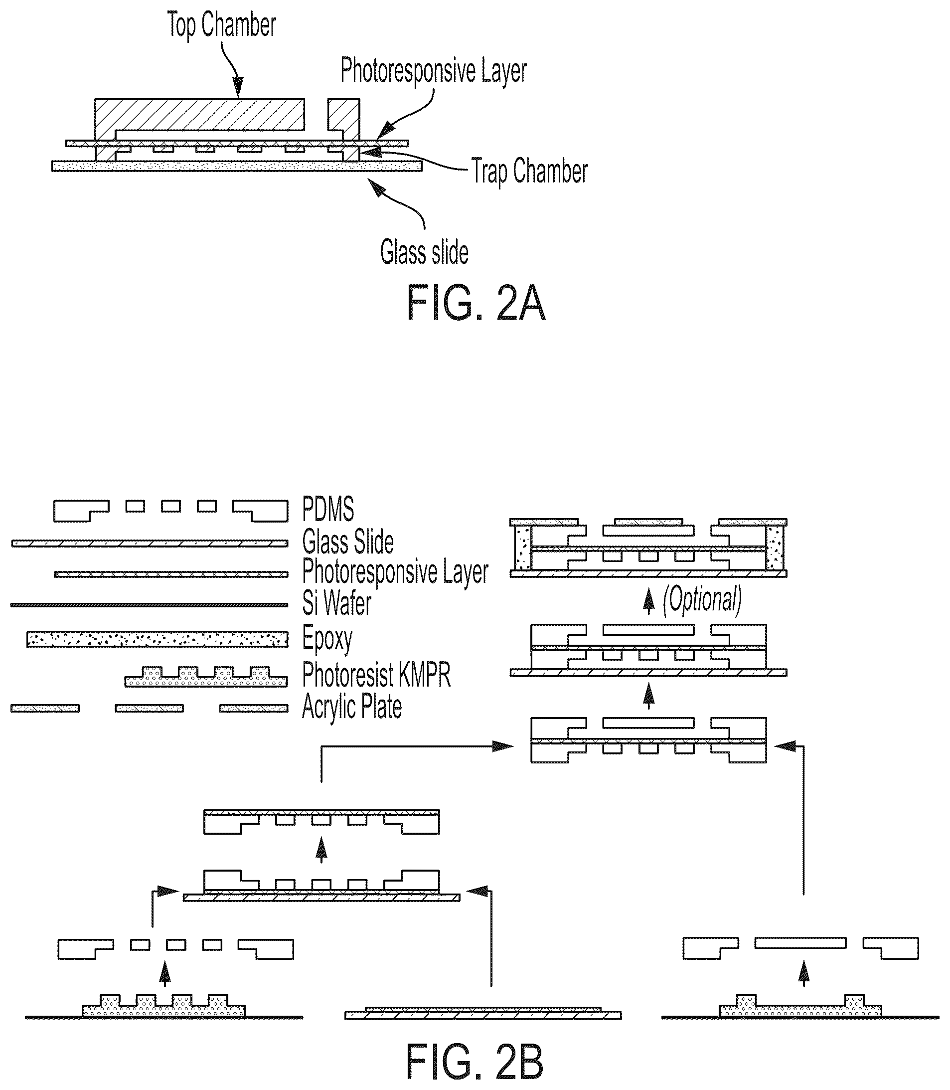 Patent US12377415 Figure 2 – Photoactivated selective release (PHASR) of droplets from microwell arrays