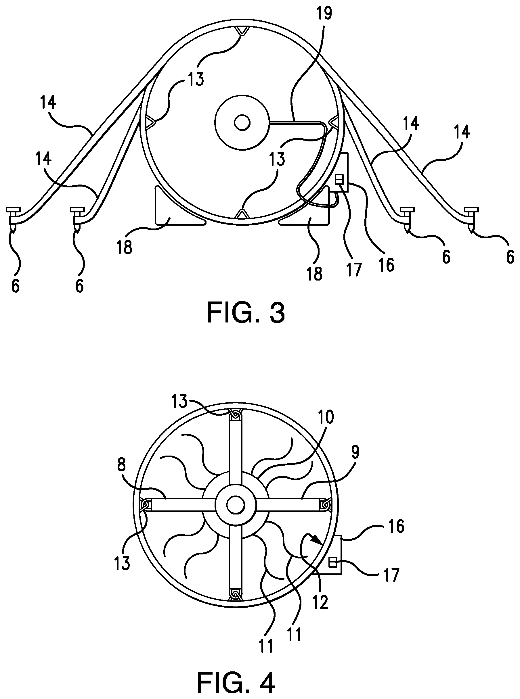 Patent US12377419 Figure 2 – Vacuum cylinder shredder for lawn debris