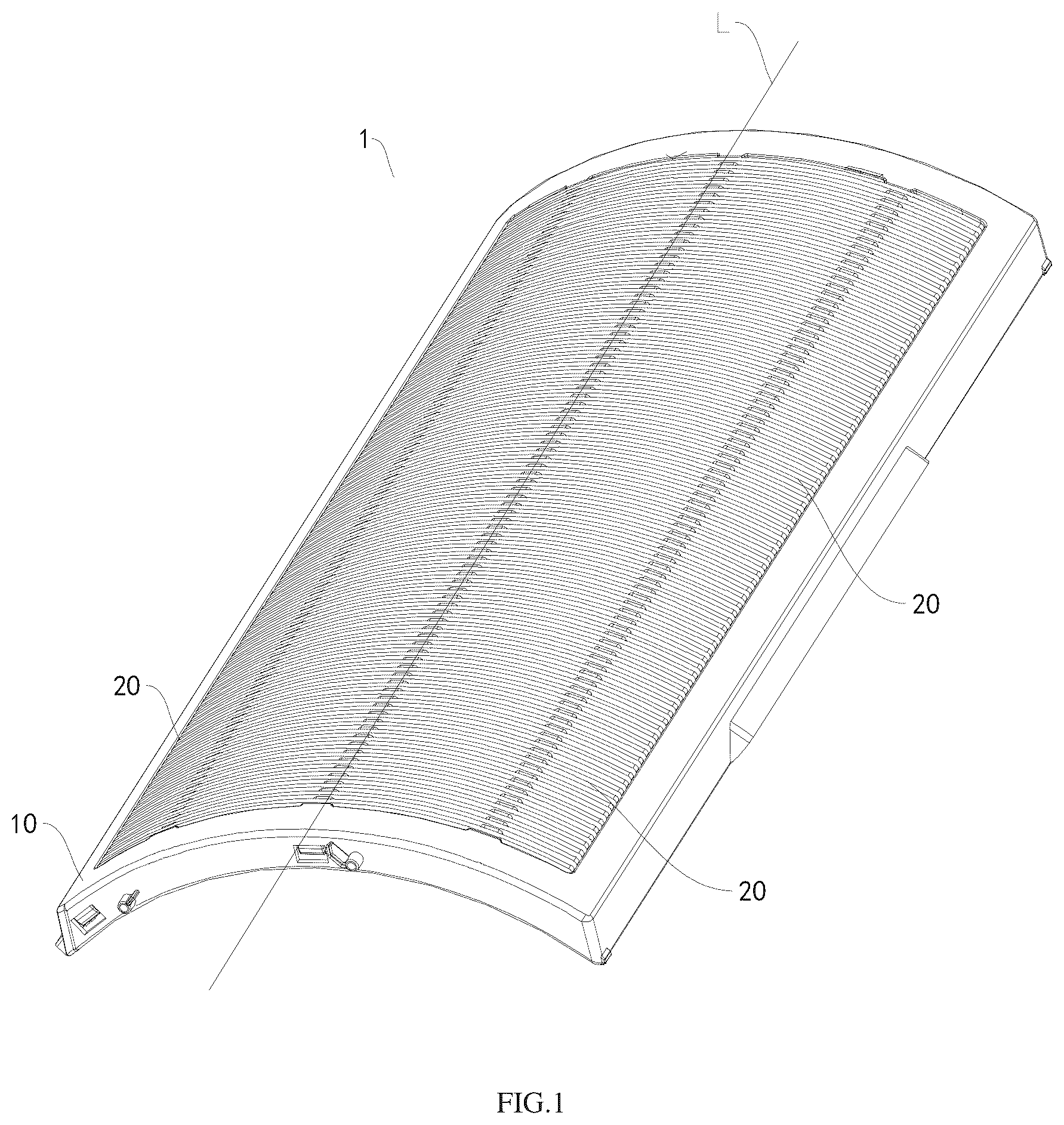 Patent US12377422 Figure 1 – Electrostatic dust removal apparatus and electrode unit thereof