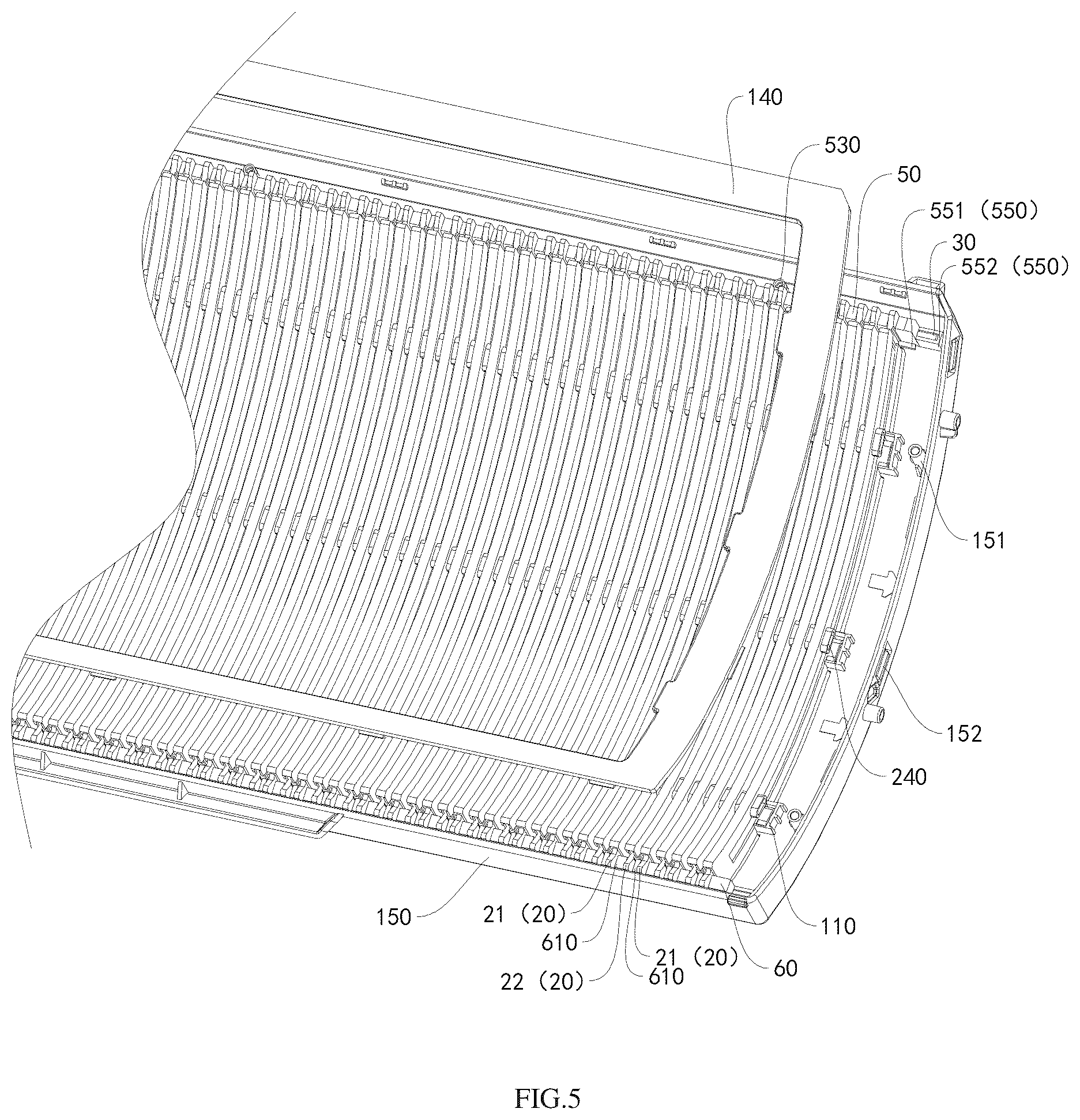 Patent US12377422 Figure 5 – Electrostatic dust removal apparatus and electrode unit thereof
