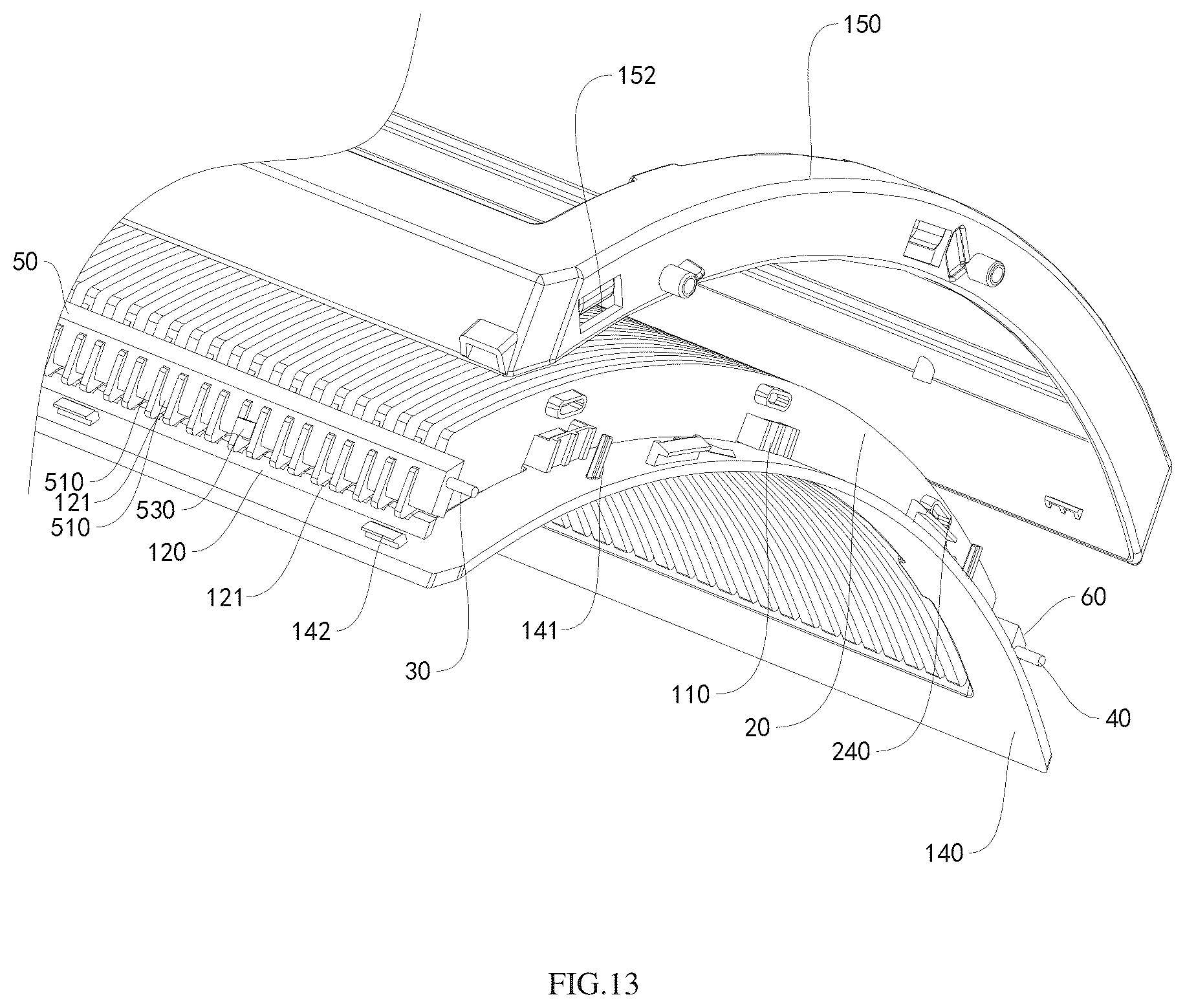 Patent US12377422 Figure 13 – Electrostatic dust removal apparatus and electrode unit thereof
