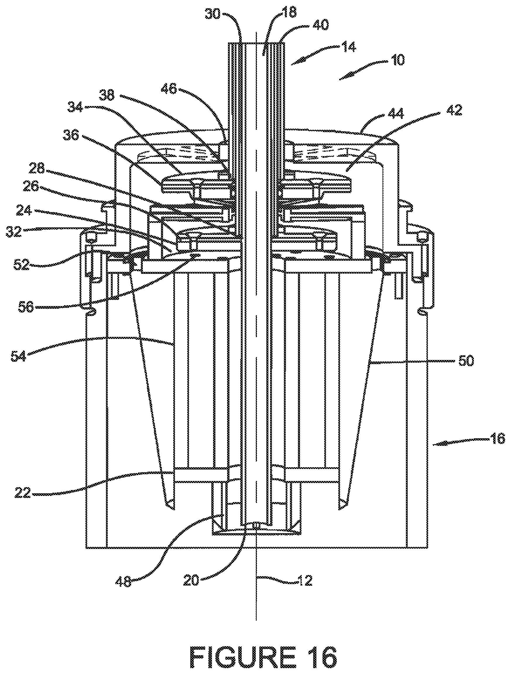 Patent US12377423 Figure 16 – Centrifuge system for separating cells in suspension