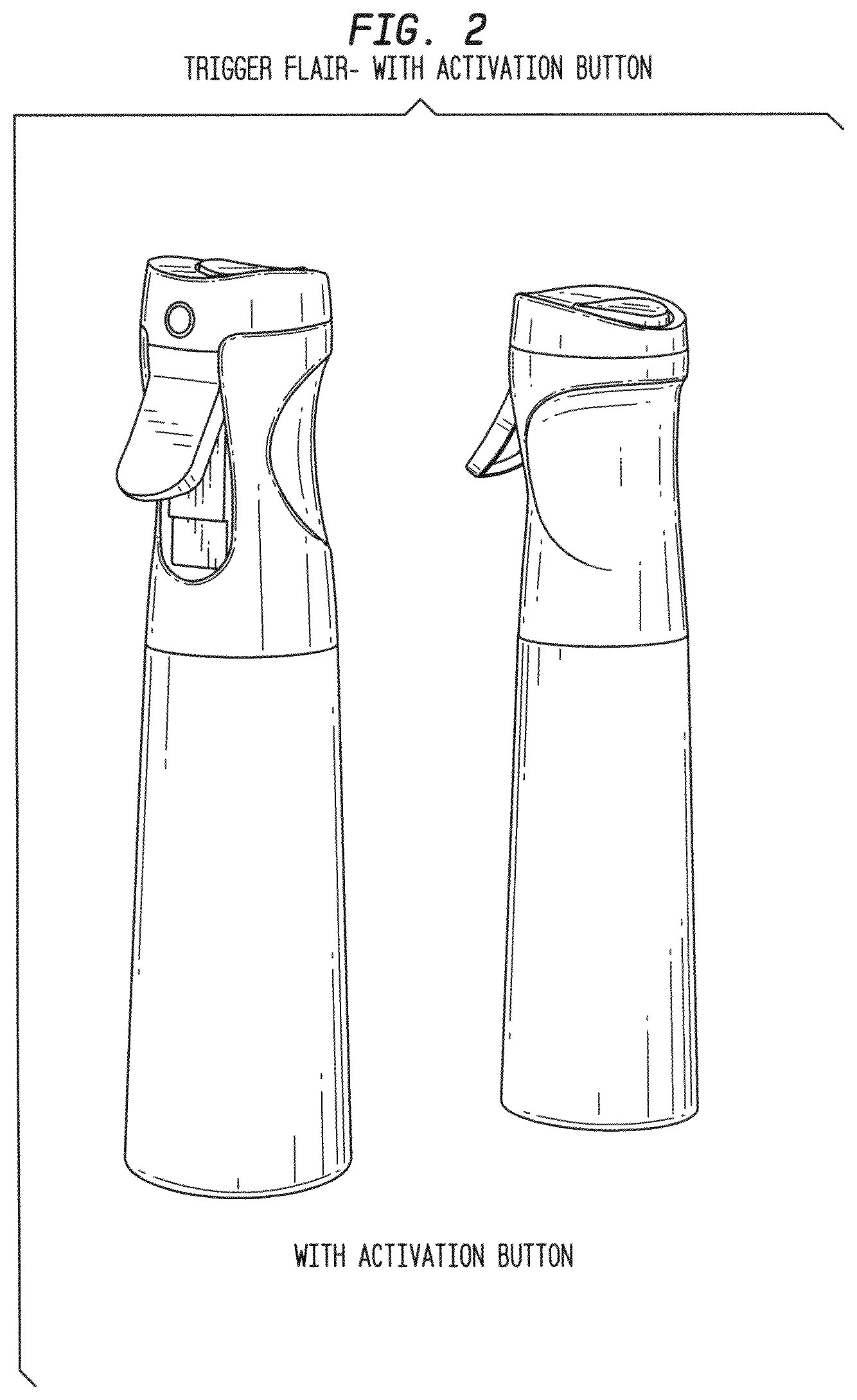 Patent US12377425 Figure 2 – Sprayer device with aerosol functionality—Flairosol