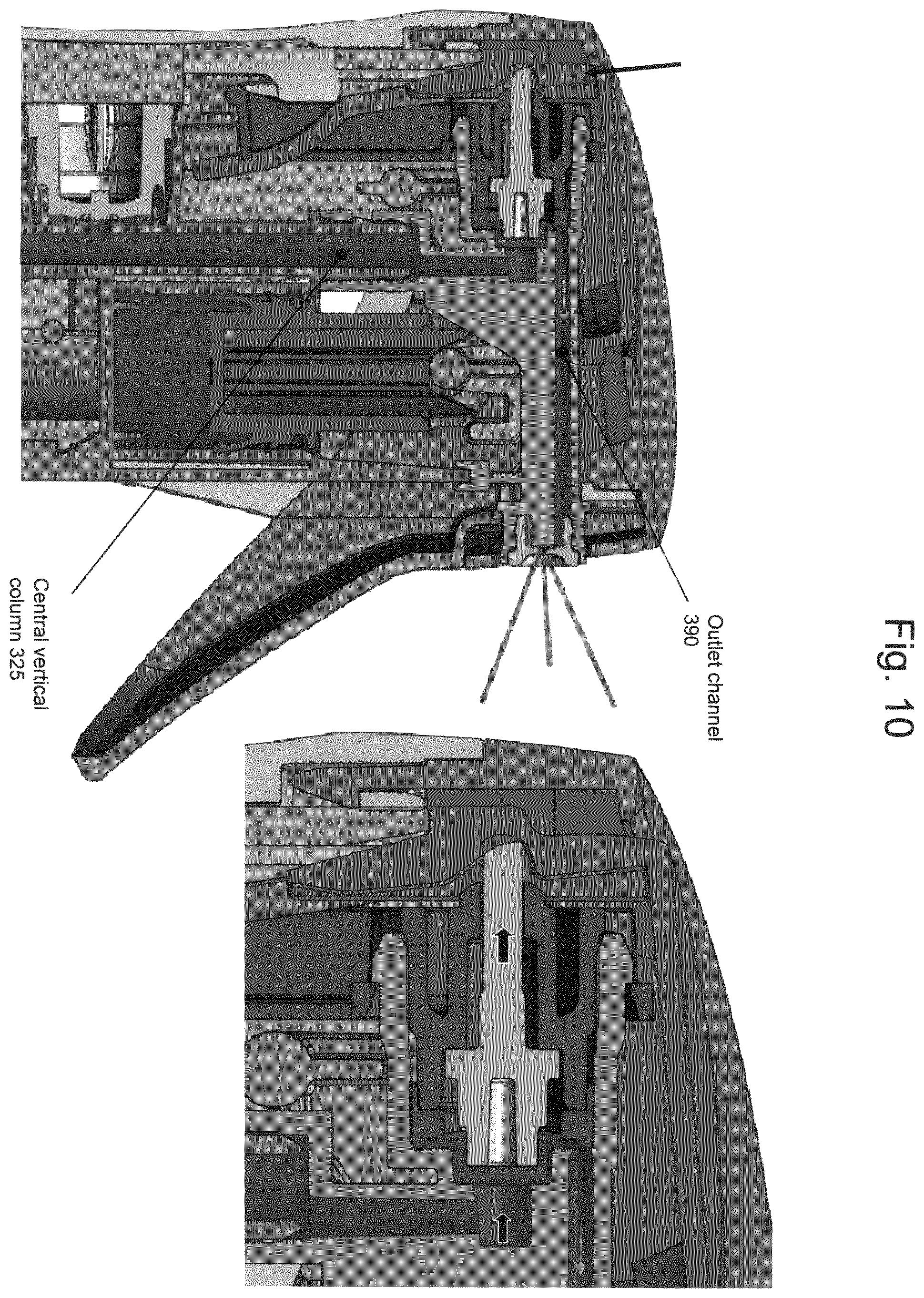 Patent US12377425 Figure 10 – Sprayer device with aerosol functionality—Flairosol