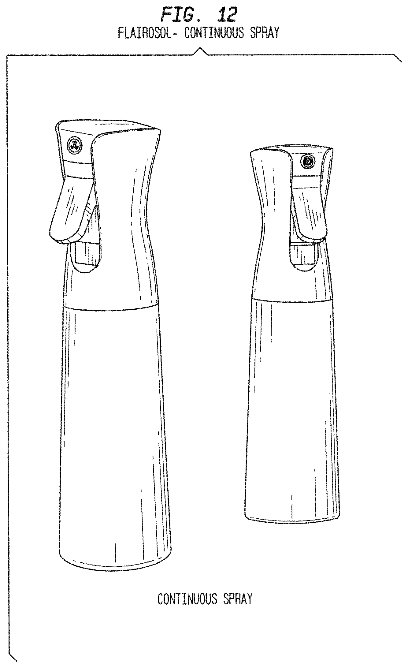 Patent US12377425 Figure 12 – Sprayer device with aerosol functionality—Flairosol