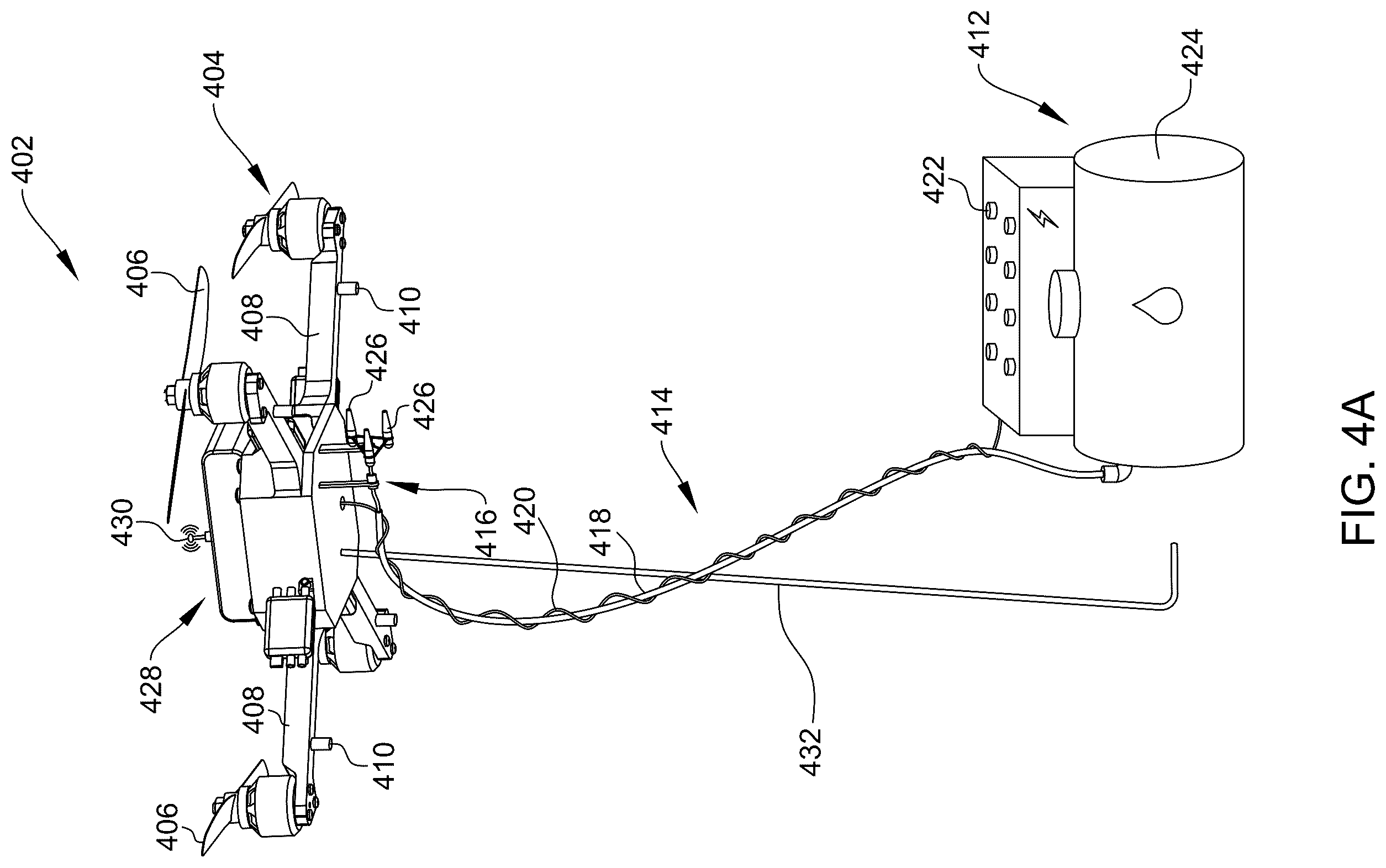 Patent US12377431 Figure 4 – Systems and method for painting using drones