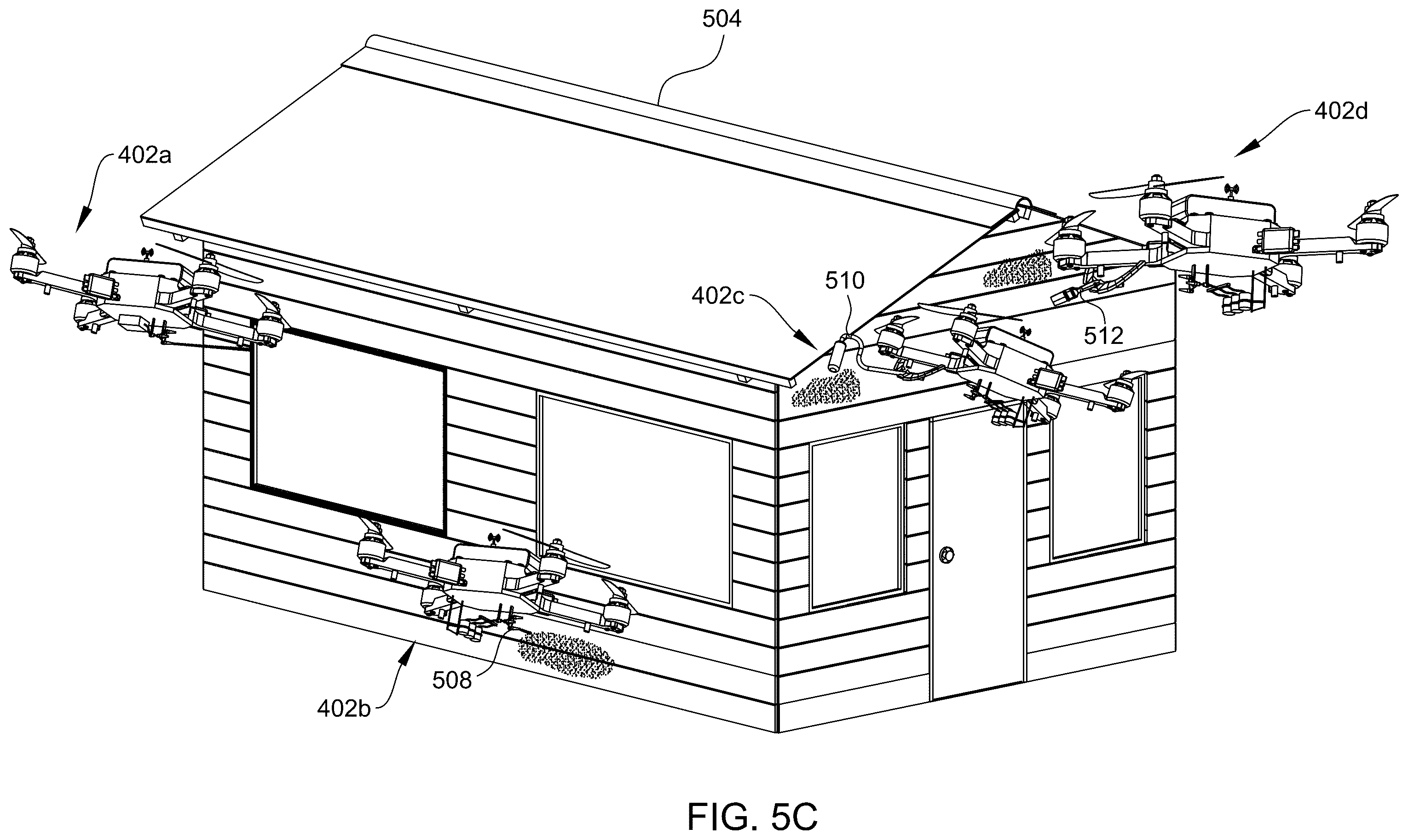 Patent US12377431 Figure 8 – Systems and method for painting using drones