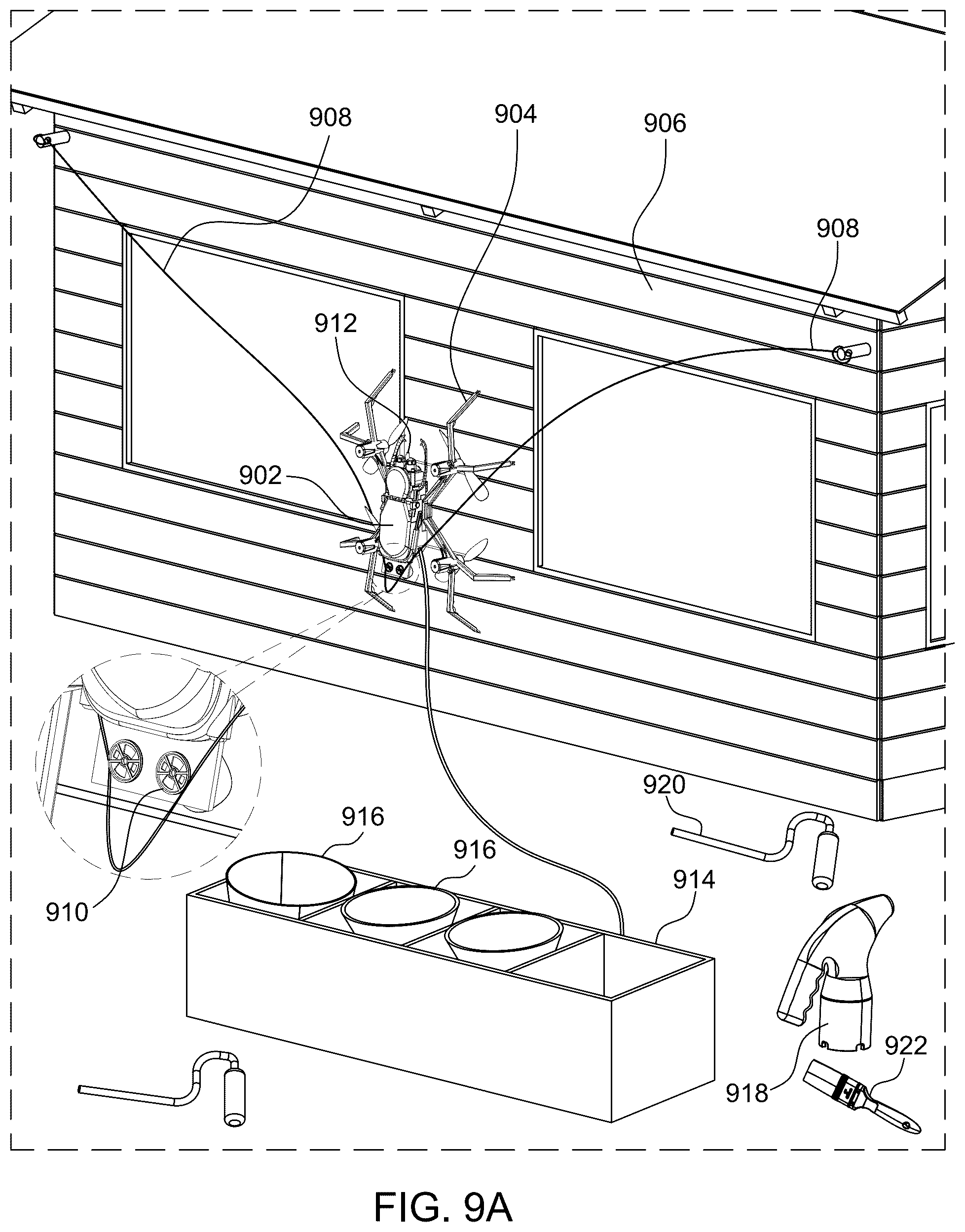 Patent US12377431 Figure 14 – Systems and method for painting using drones