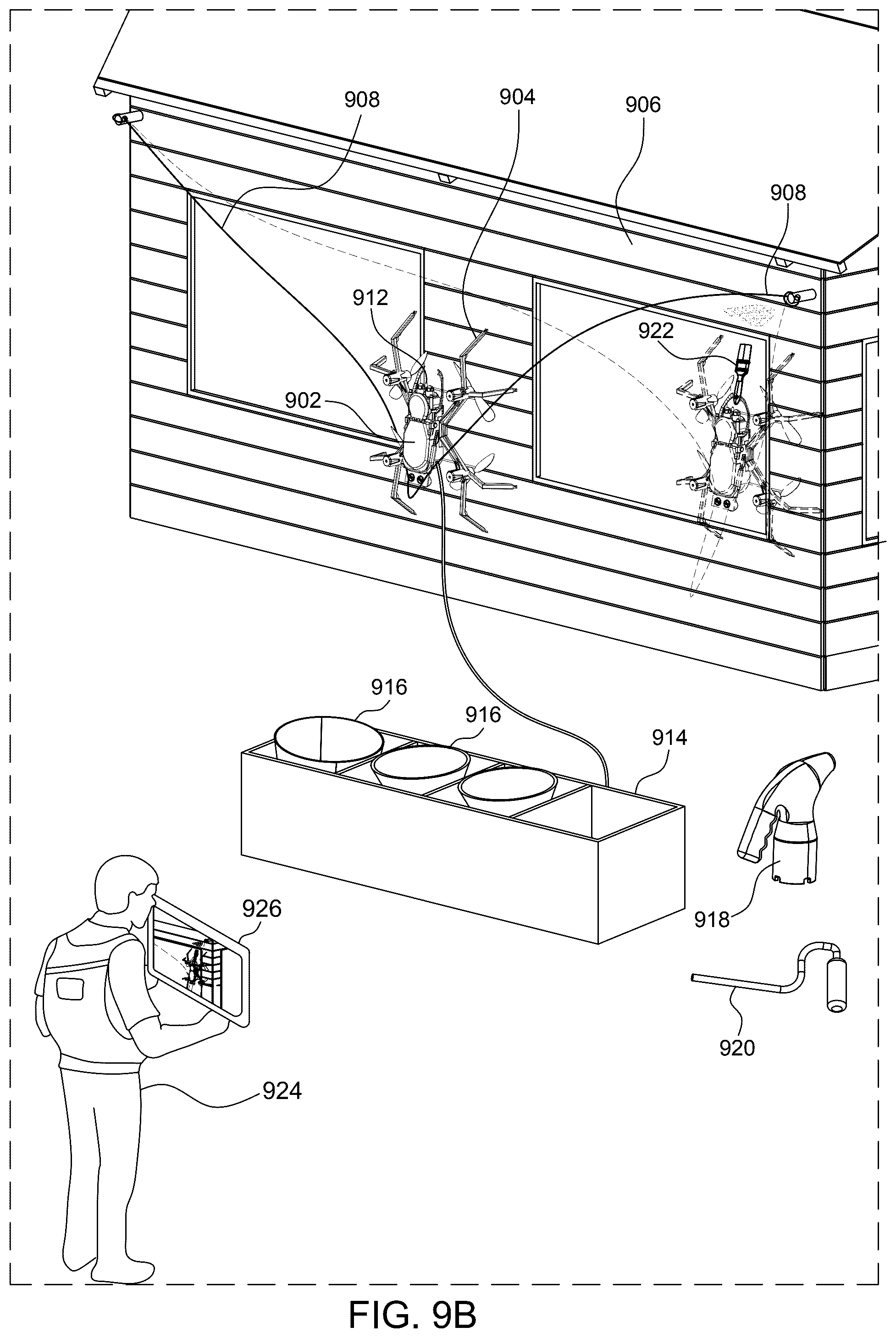 Patent US12377431 Figure 15 – Systems and method for painting using drones