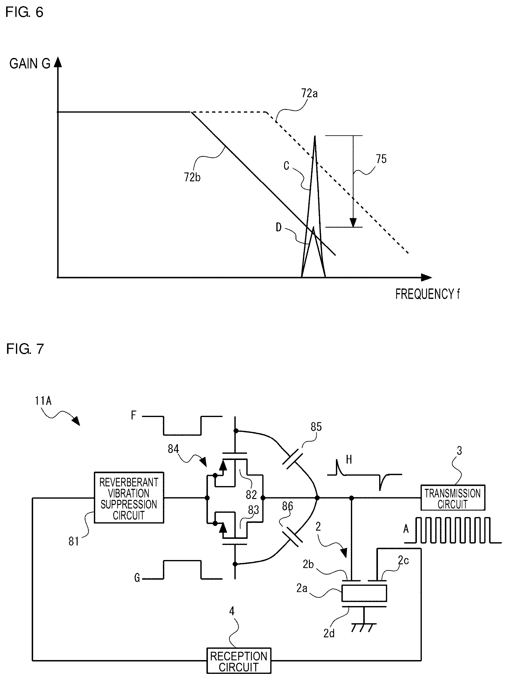 Patent US12377440 Figure 4 – Ultrasonic sensor with reverberant vibration suppression circuit