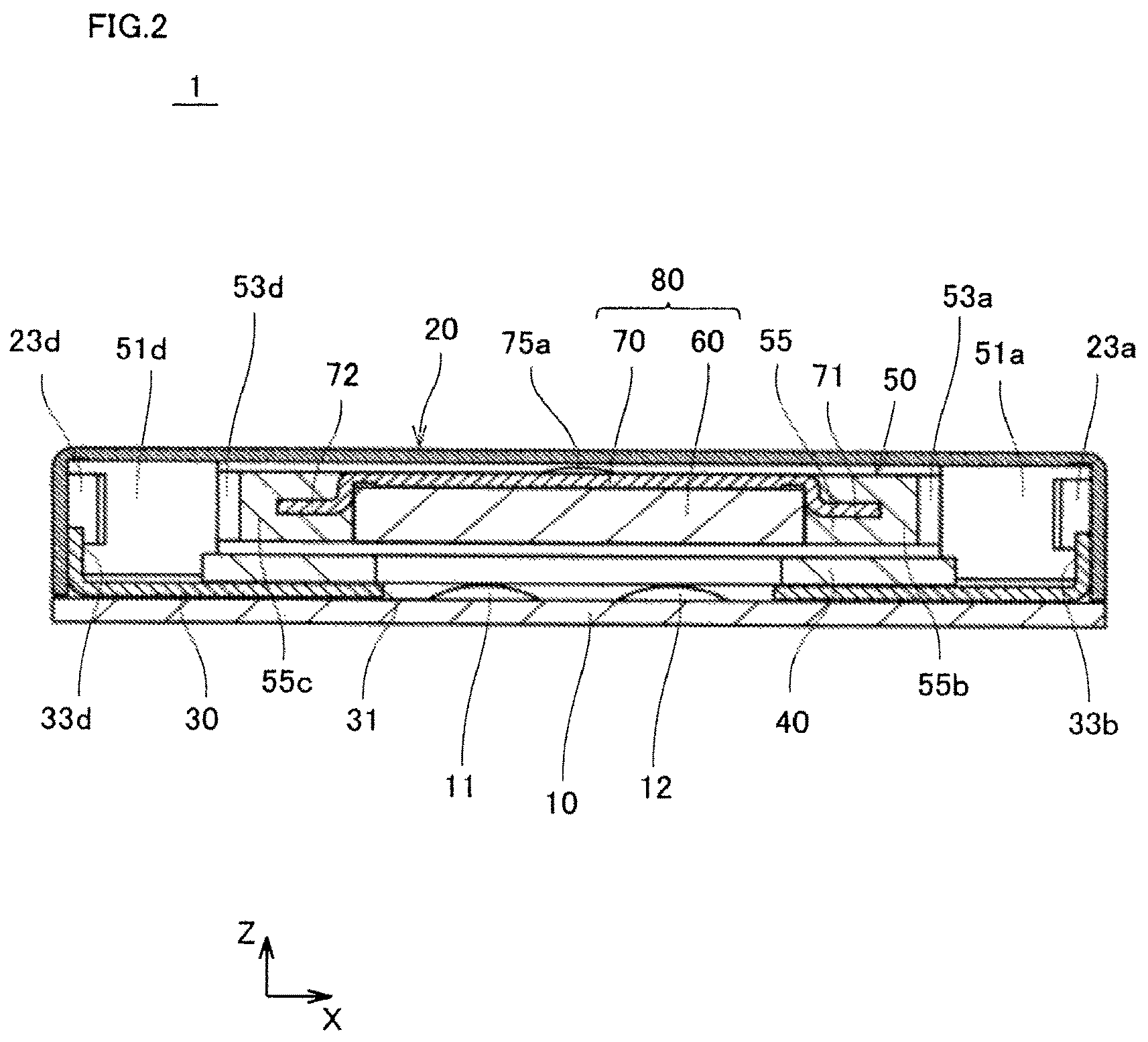Patent US12377442 Figure 2 – Vibration generator moving vibrator by magnetic field generated by coil and vibrator-mounted holder used in vibration-generator