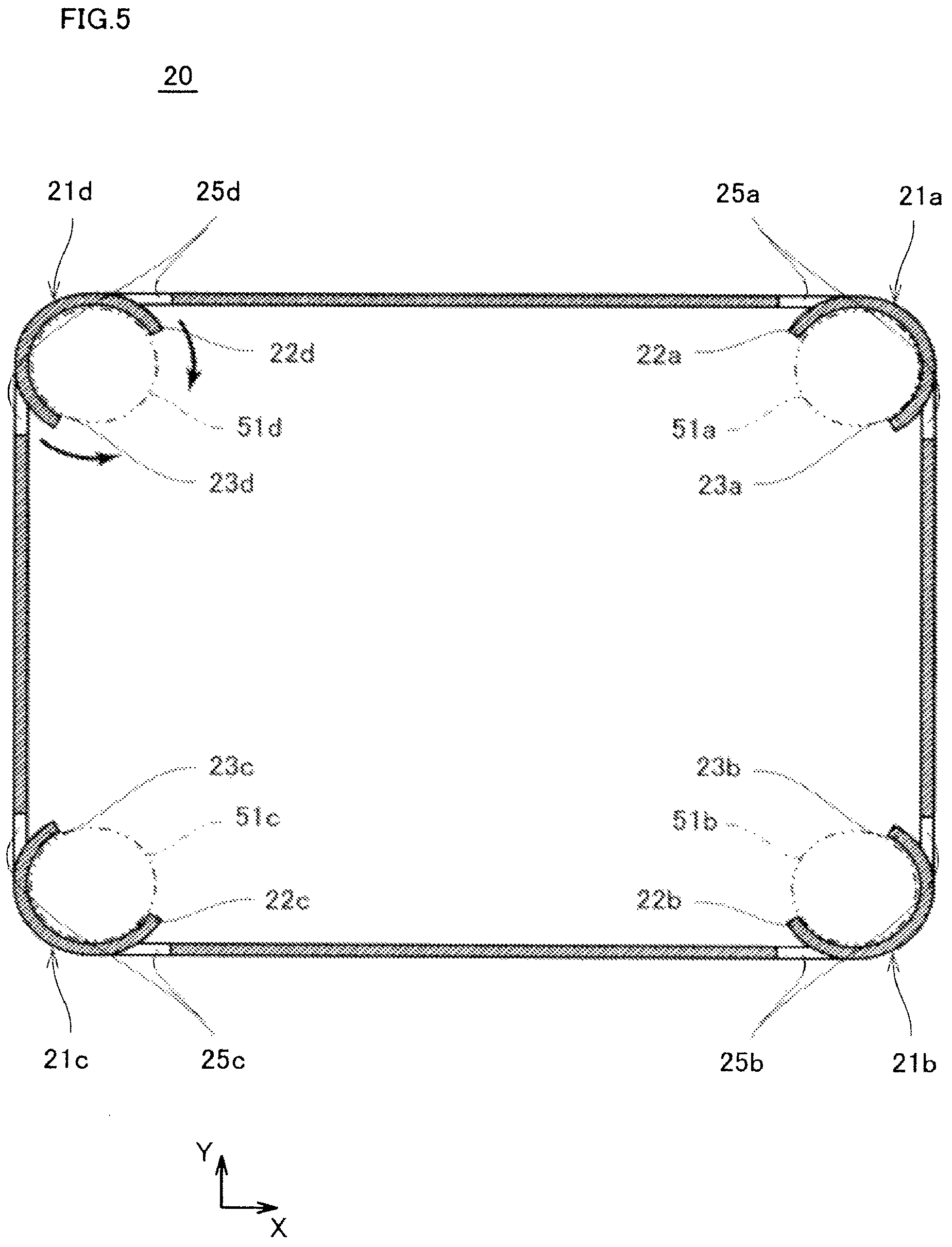 Patent US12377442 Figure 5 – Vibration generator moving vibrator by magnetic field generated by coil and vibrator-mounted holder used in vibration-generator