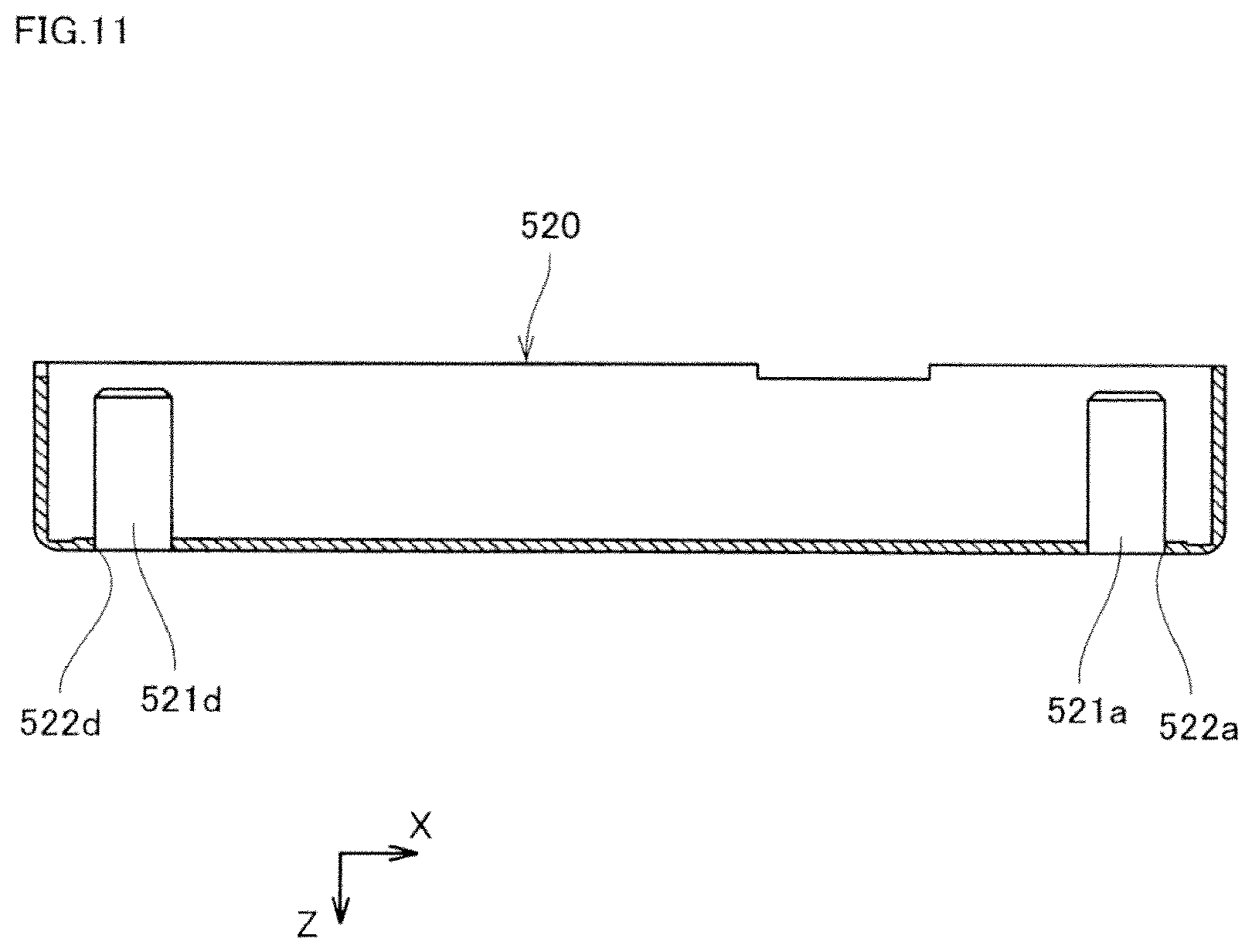 Patent US12377442 Figure 11 – Vibration generator moving vibrator by magnetic field generated by coil and vibrator-mounted holder used in vibration-generator