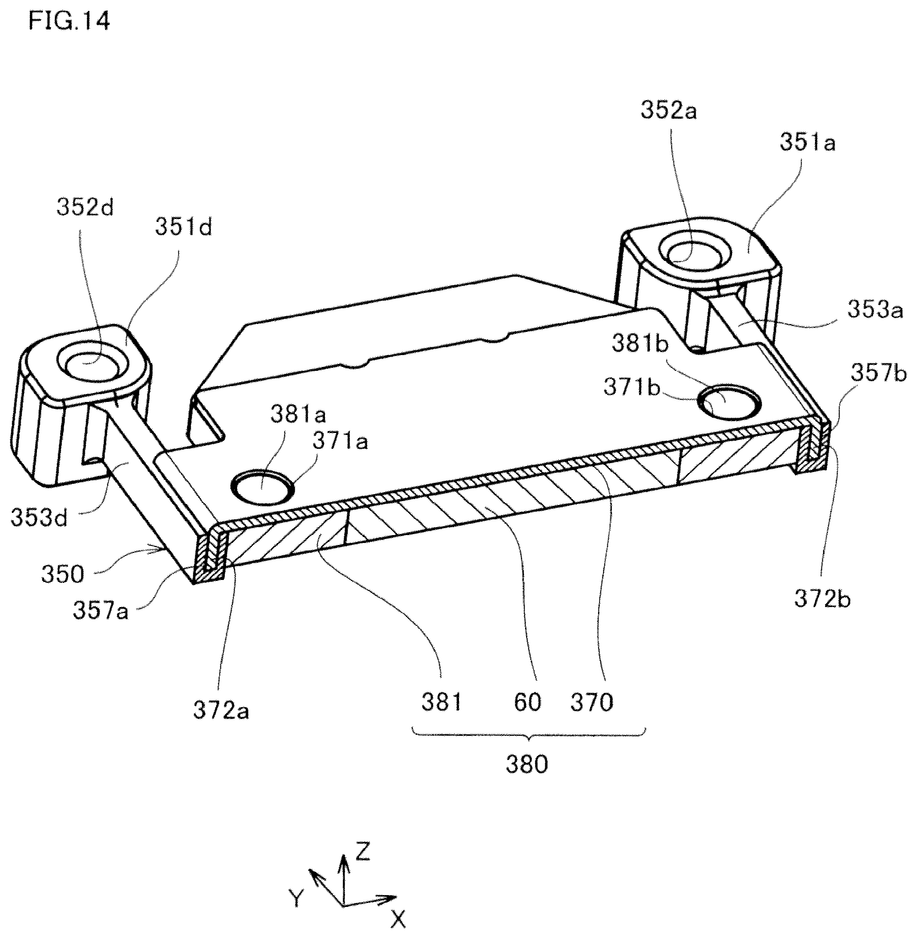 Patent US12377442 Figure 14 – Vibration generator moving vibrator by magnetic field generated by coil and vibrator-mounted holder used in vibration-generator