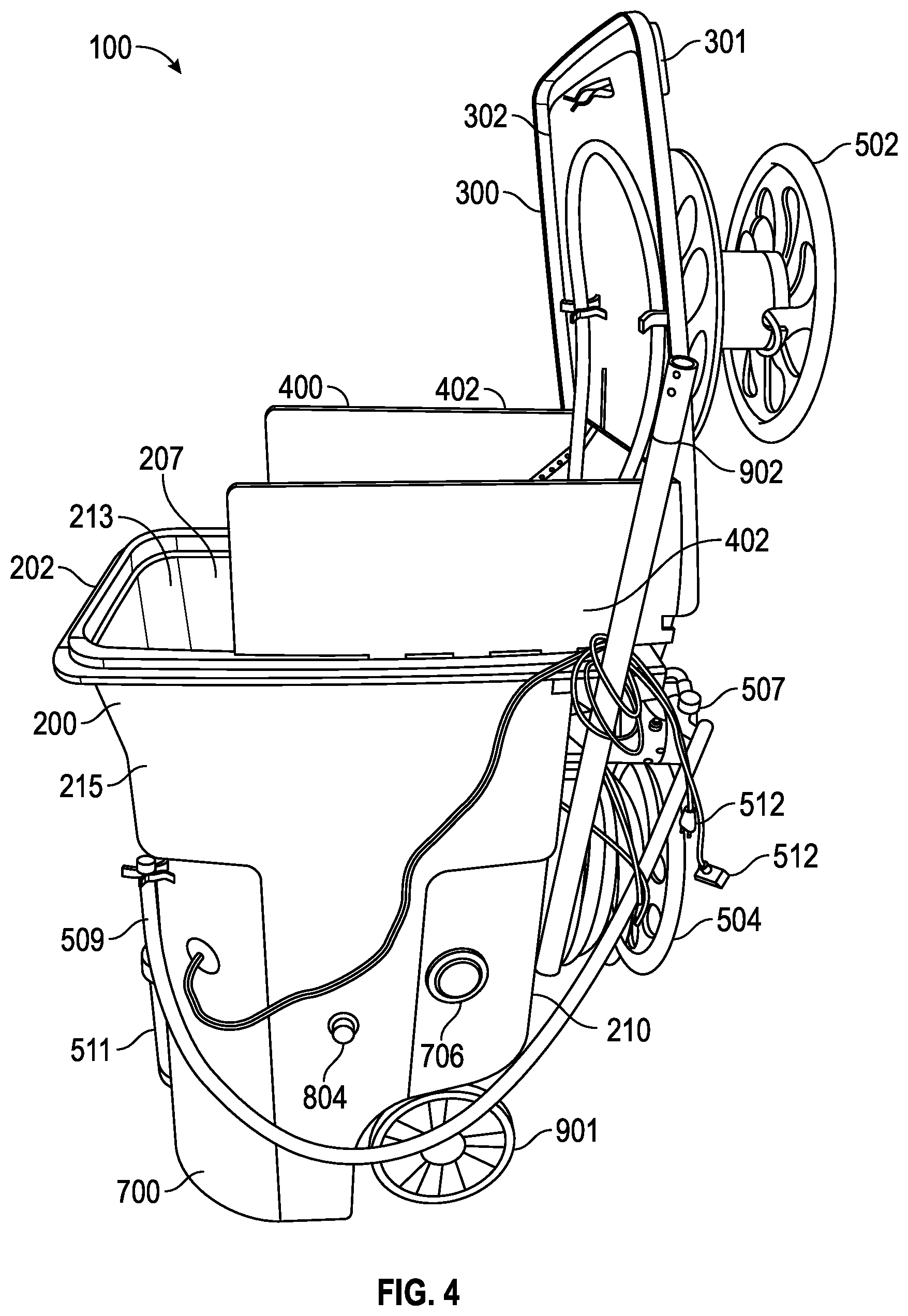 Patent US12377446 Figure 4 – Pool filter cleaning system and related method