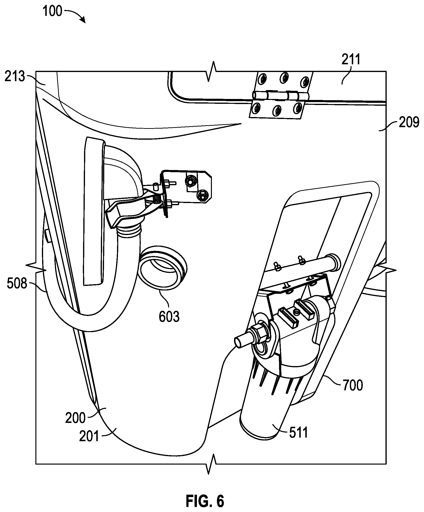 Patent US12377446 Figure 6 – Pool filter cleaning system and related method