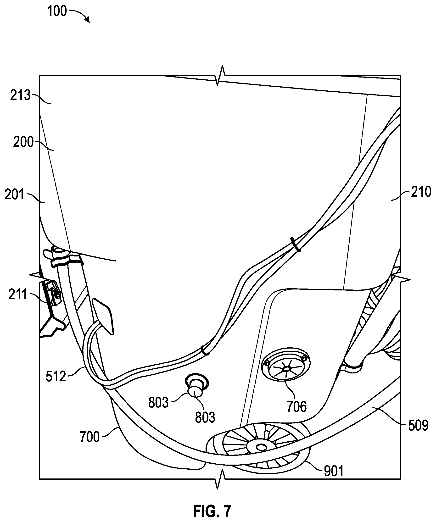 Patent US12377446 Figure 7 – Pool filter cleaning system and related method