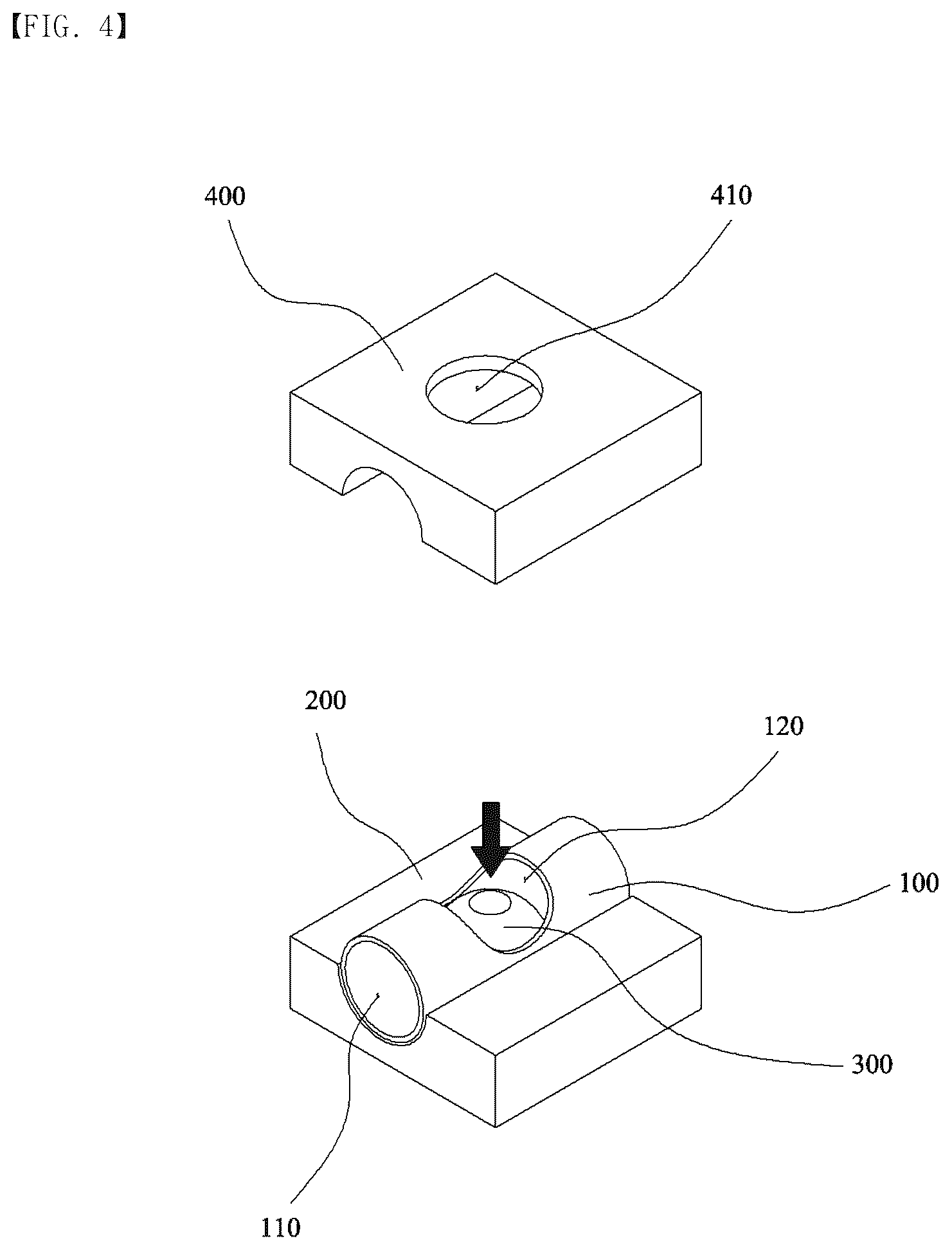 Patent US12377456 Figure 4 – Tee type connector pipe manufacturing method