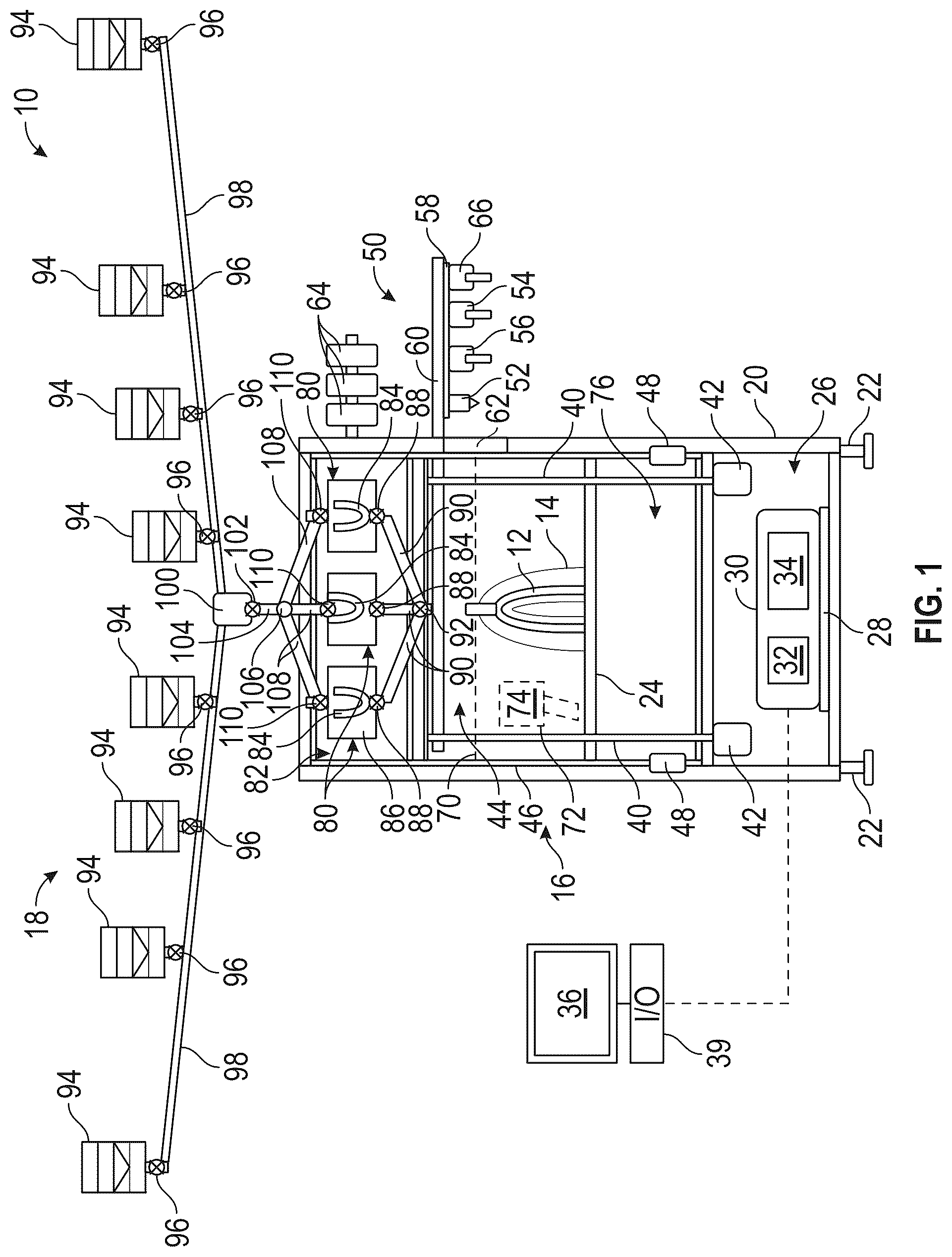 Patent US12377460 Figure 1 – System and method for investment casting an object