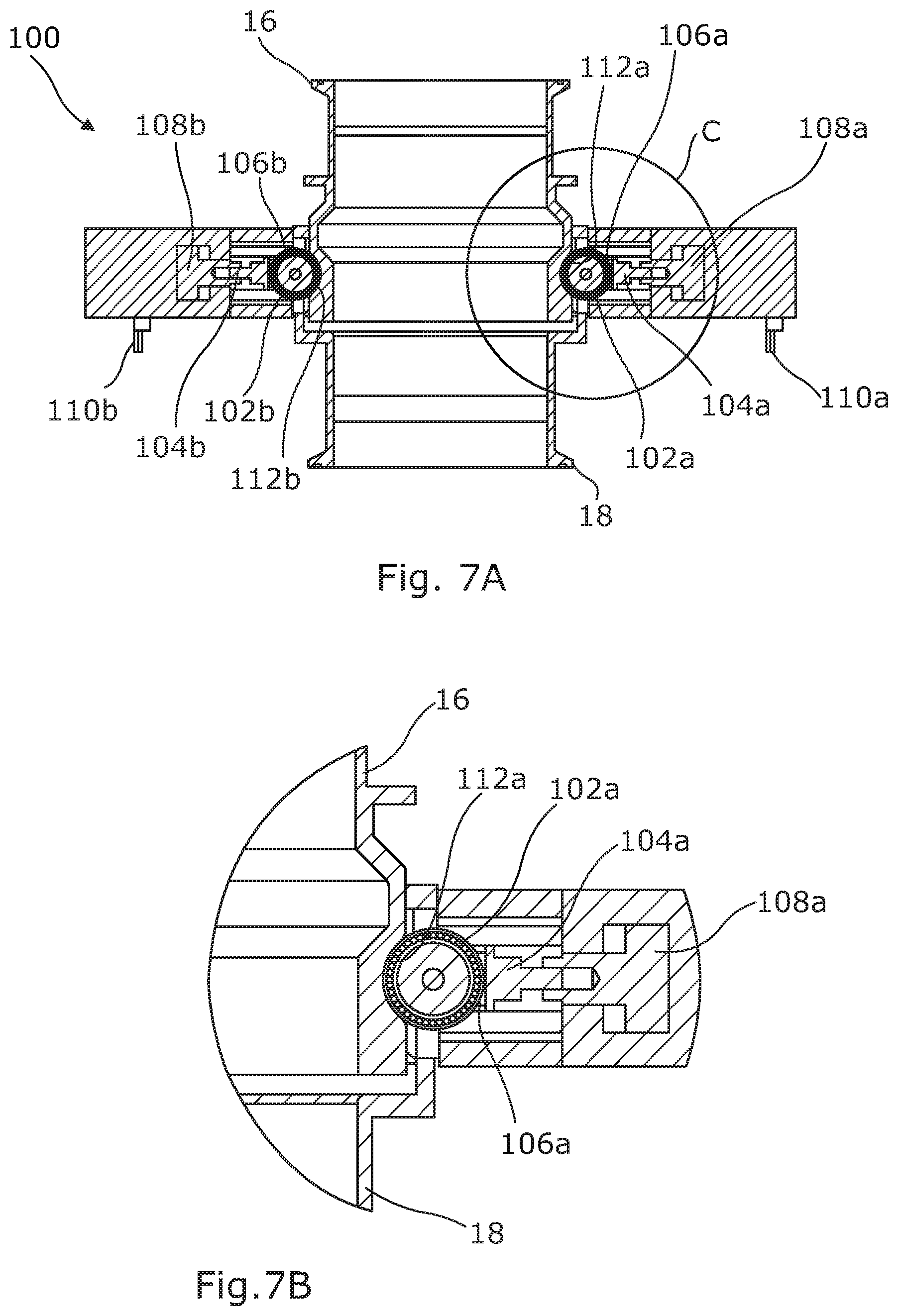 Patent US12377468 Figure 7 – Coupling system for an additive manufacturing process