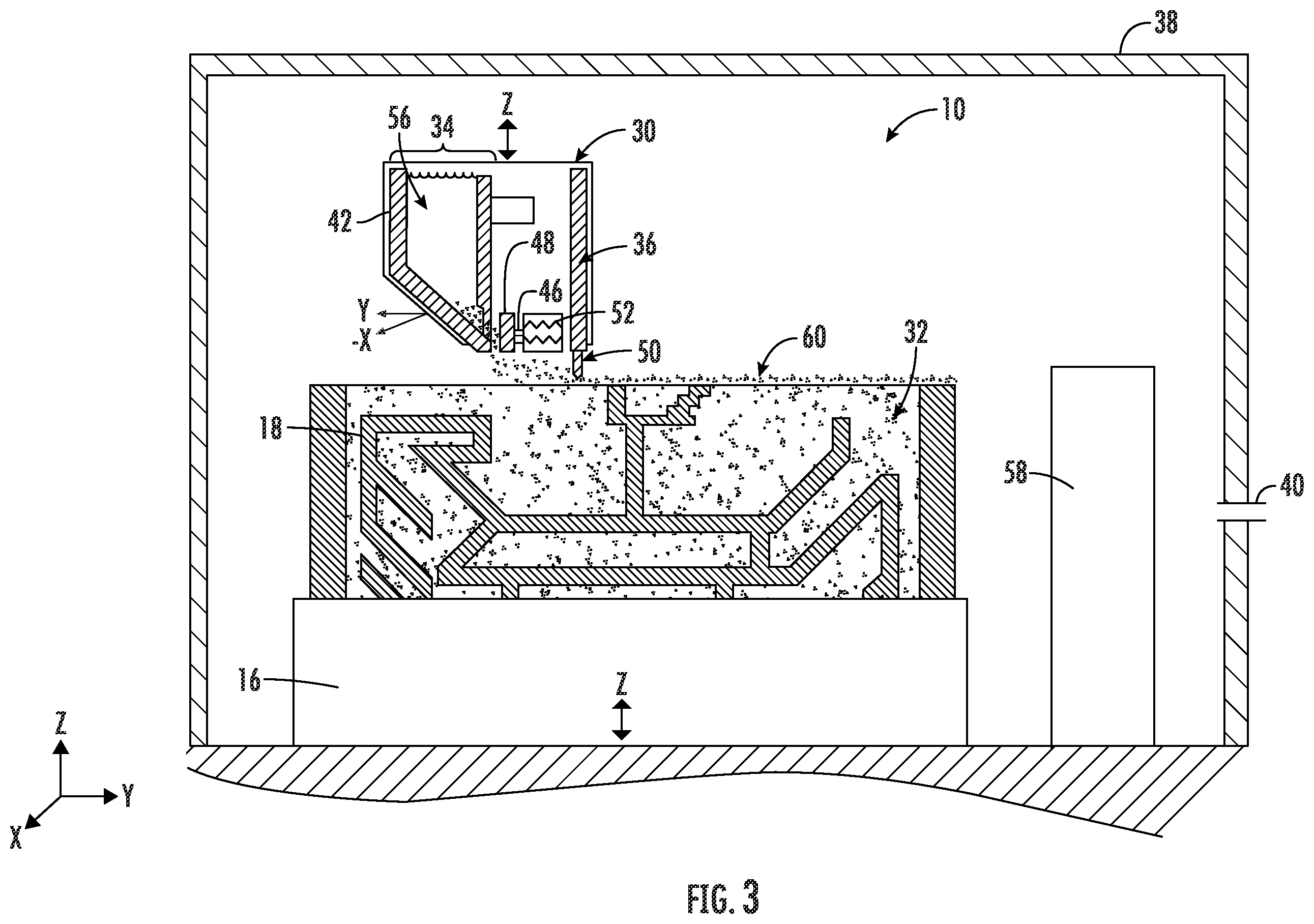 Patent US12377469 Figure 3 – Recoater for additive manufacturing