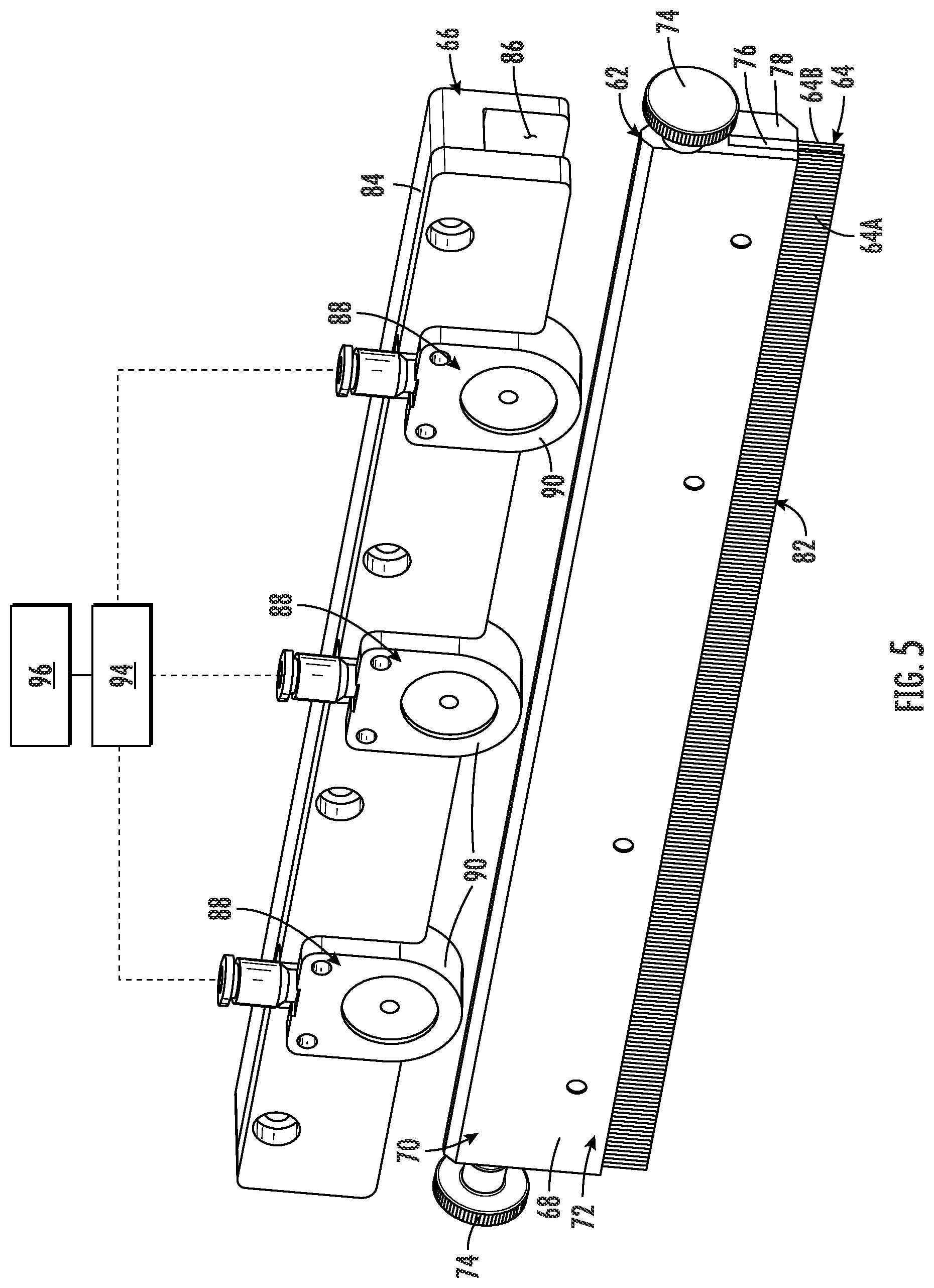 Patent US12377469 Figure 5 – Recoater for additive manufacturing