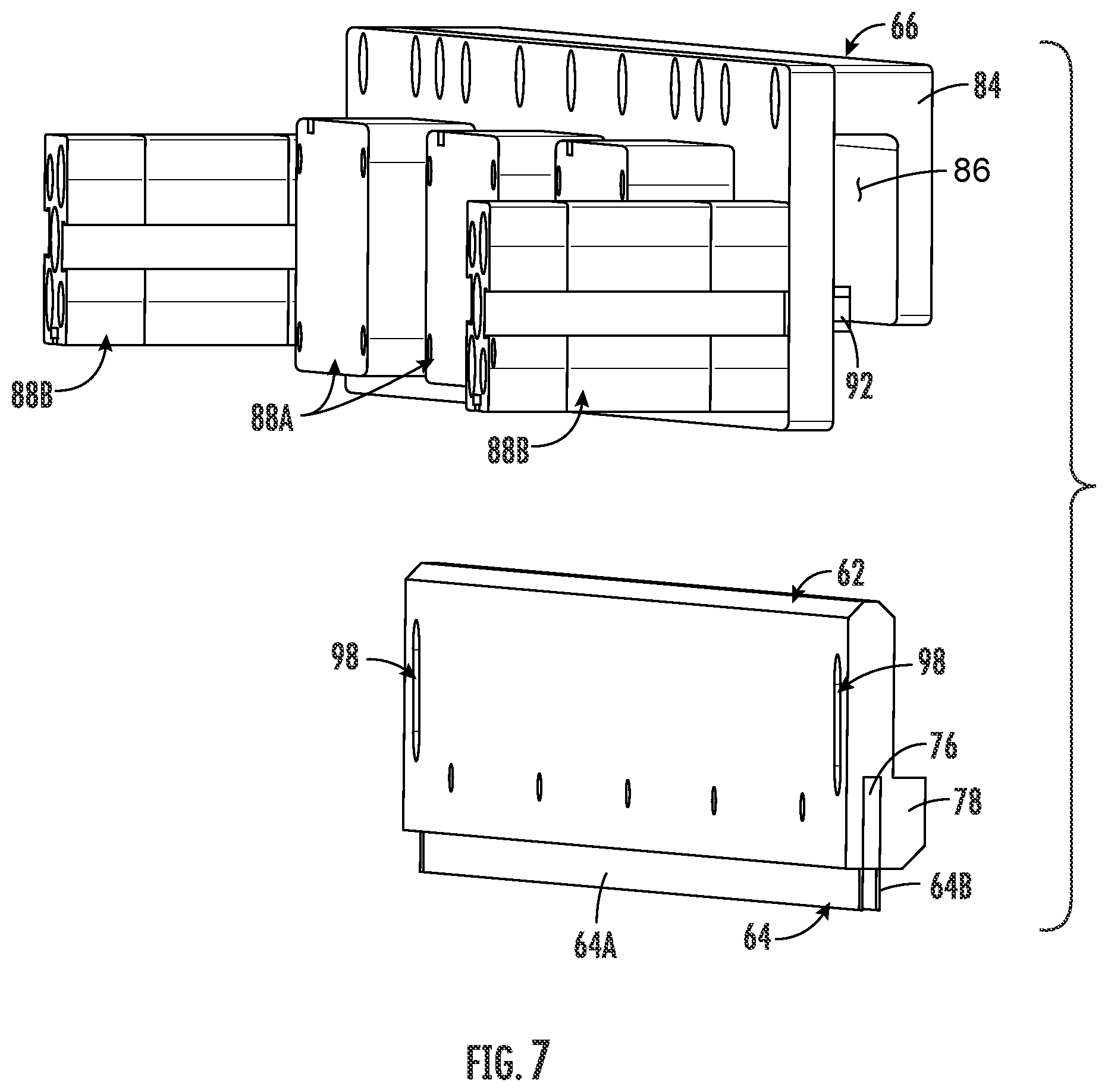 Patent US12377469 Figure 7 – Recoater for additive manufacturing