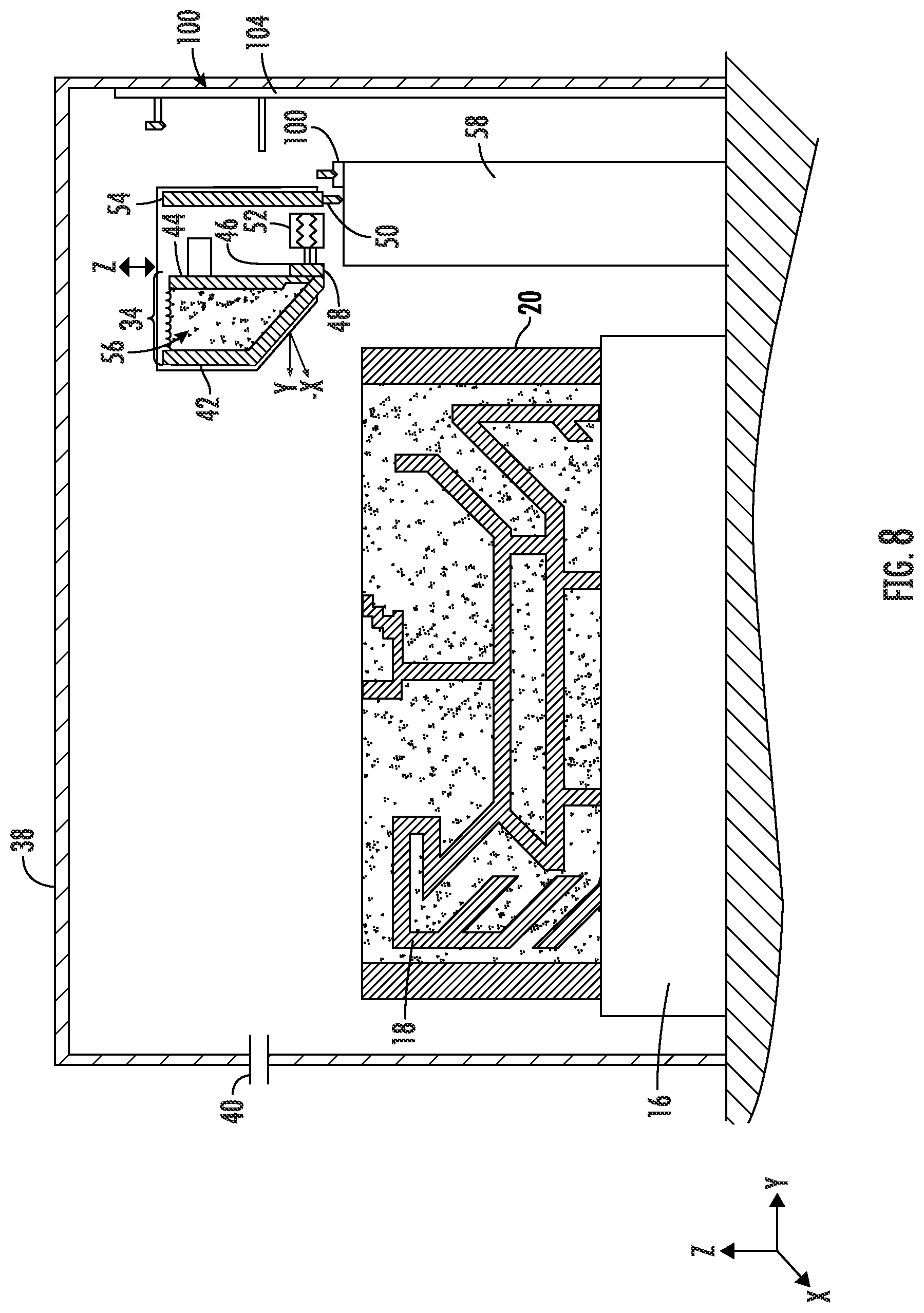 Patent US12377469 Figure 8 – Recoater for additive manufacturing
