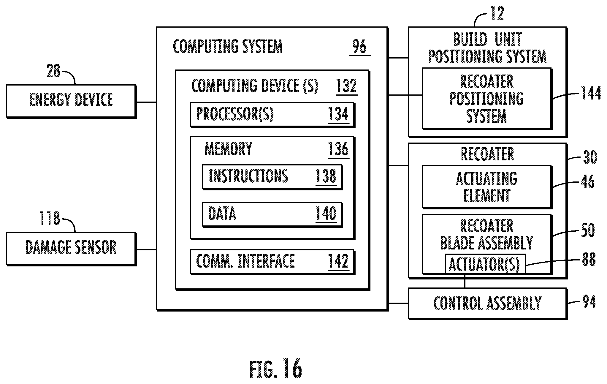 Patent US12377469 Figure 15 – Recoater for additive manufacturing