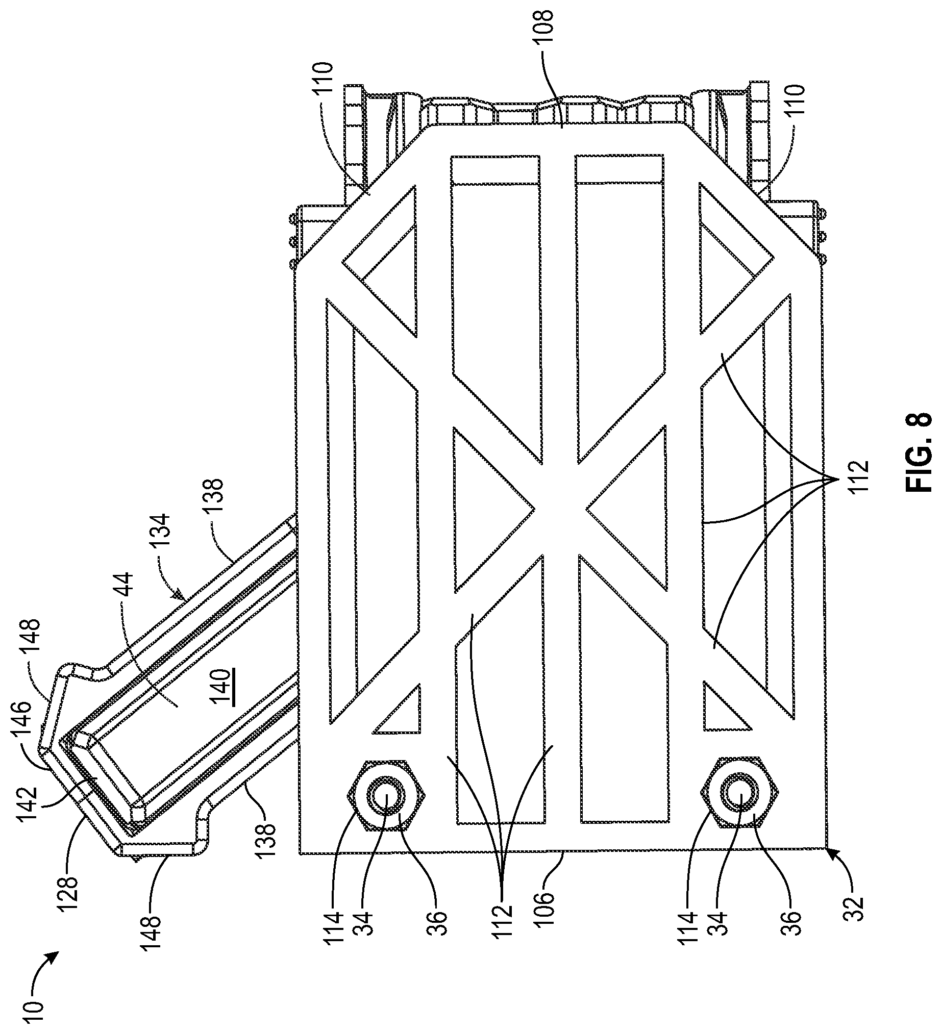 Patent US12377473 Figure 8 – Quick grip pocket hole jig system and method