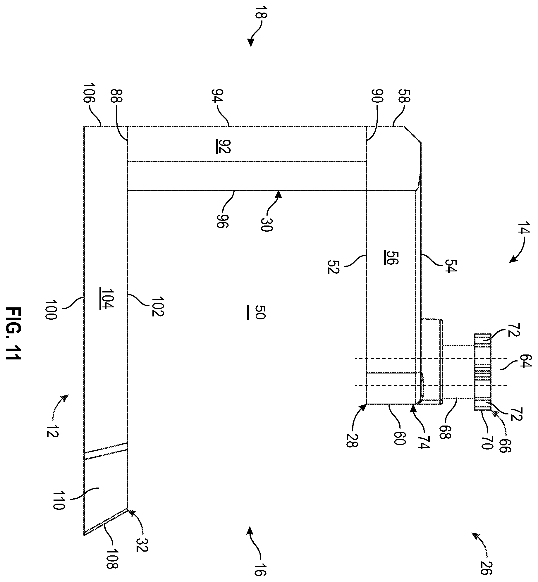 Patent US12377473 Figure 11 – Quick grip pocket hole jig system and method