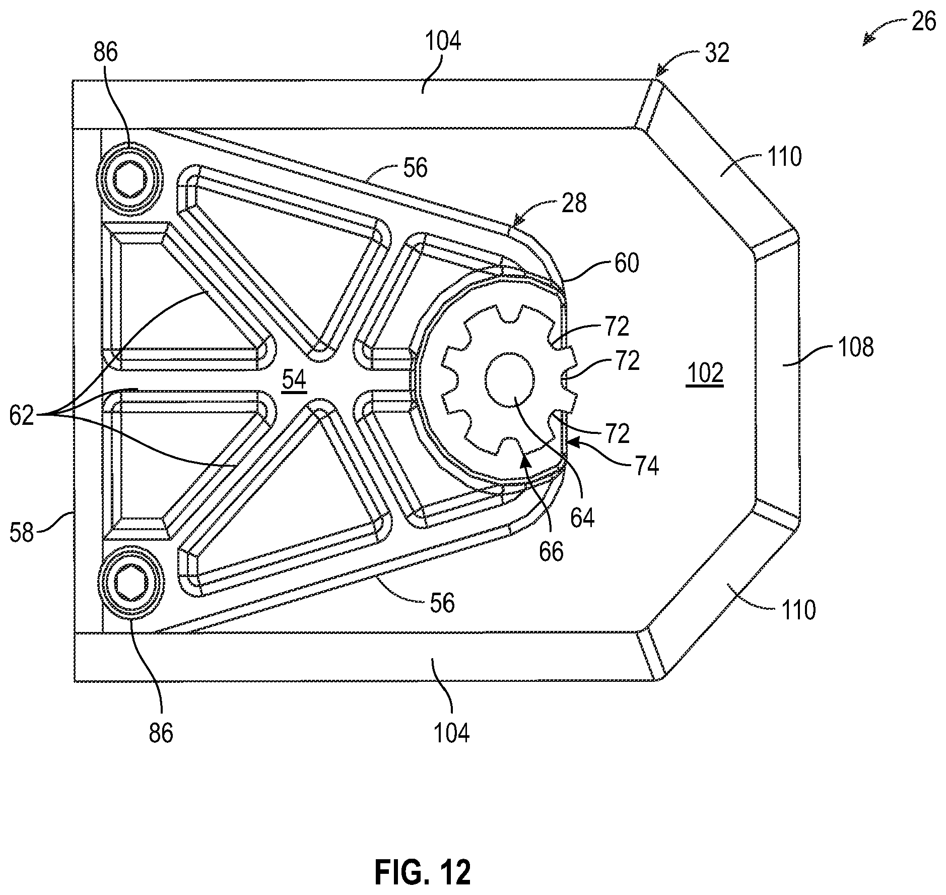 Patent US12377473 Figure 12 – Quick grip pocket hole jig system and method
