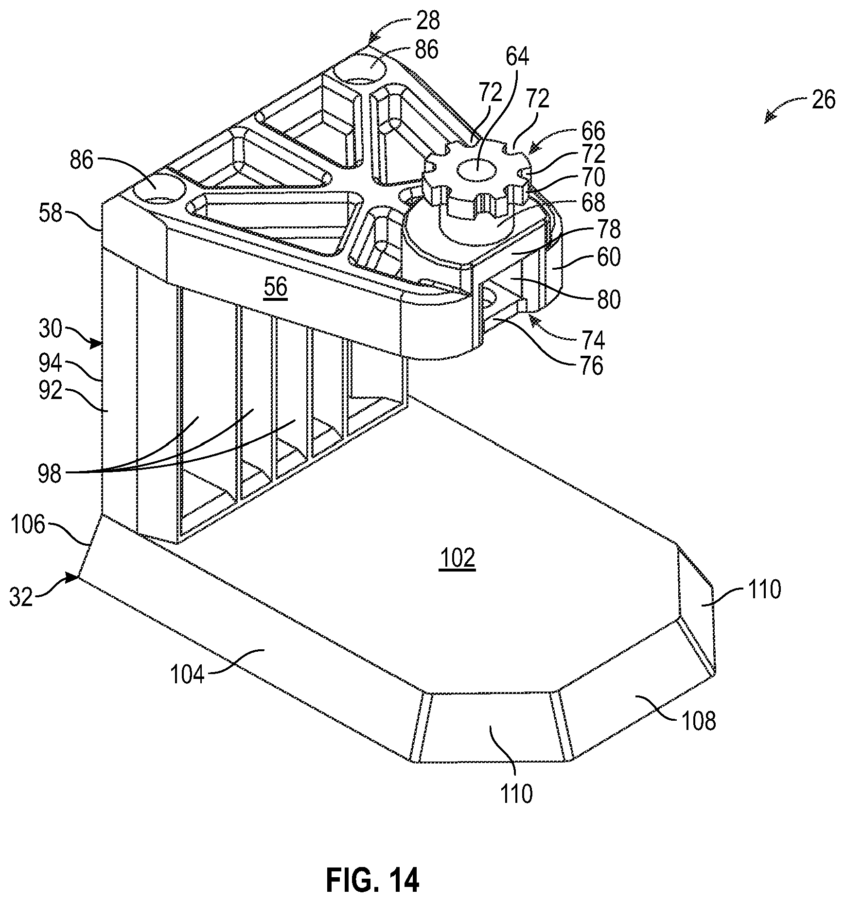 Patent US12377473 Figure 14 – Quick grip pocket hole jig system and method