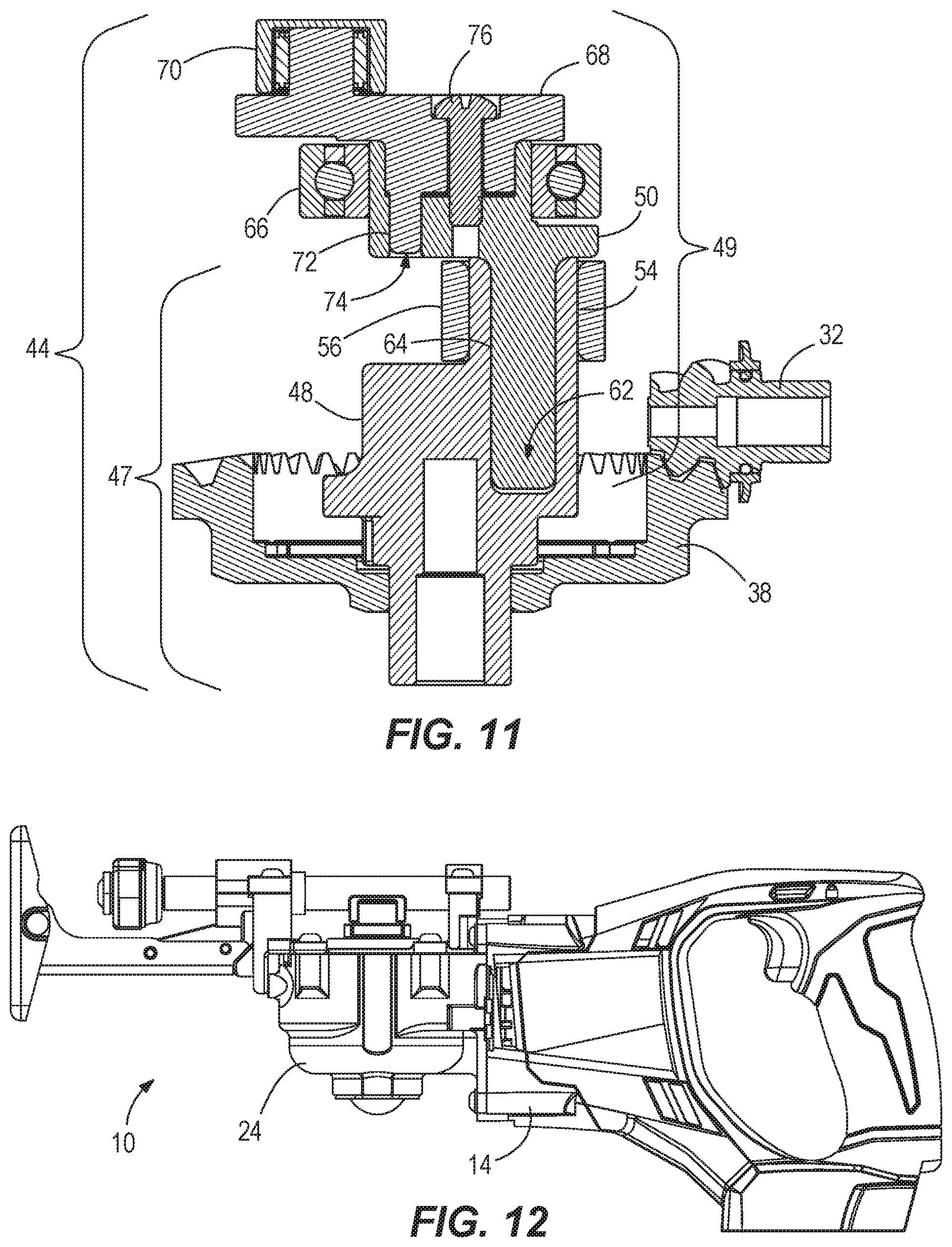 Patent US12377478 Figure 7 – Reciprocating saw
