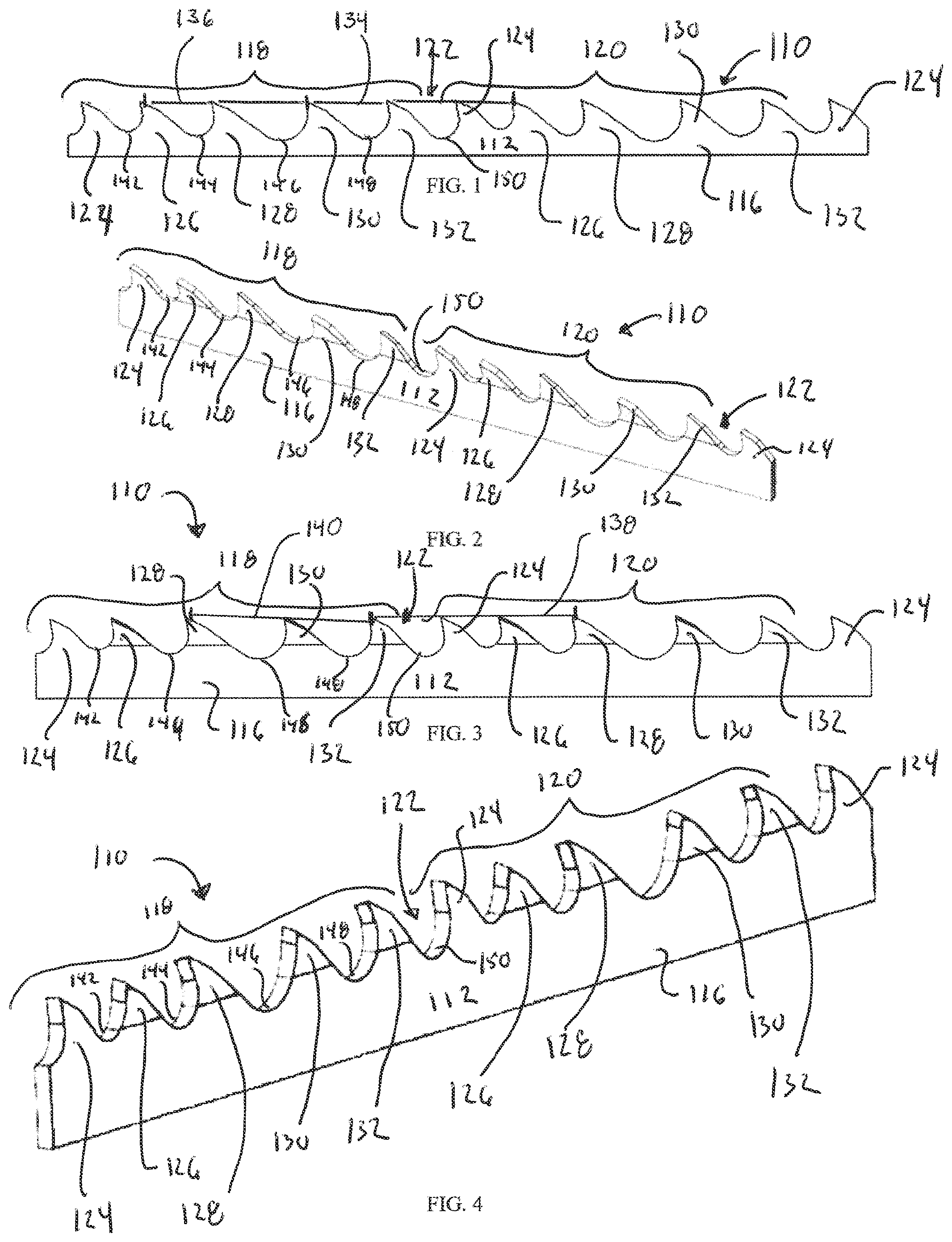 Patent US12377480 Figure 1 – Band saw with consecutive teeth sets