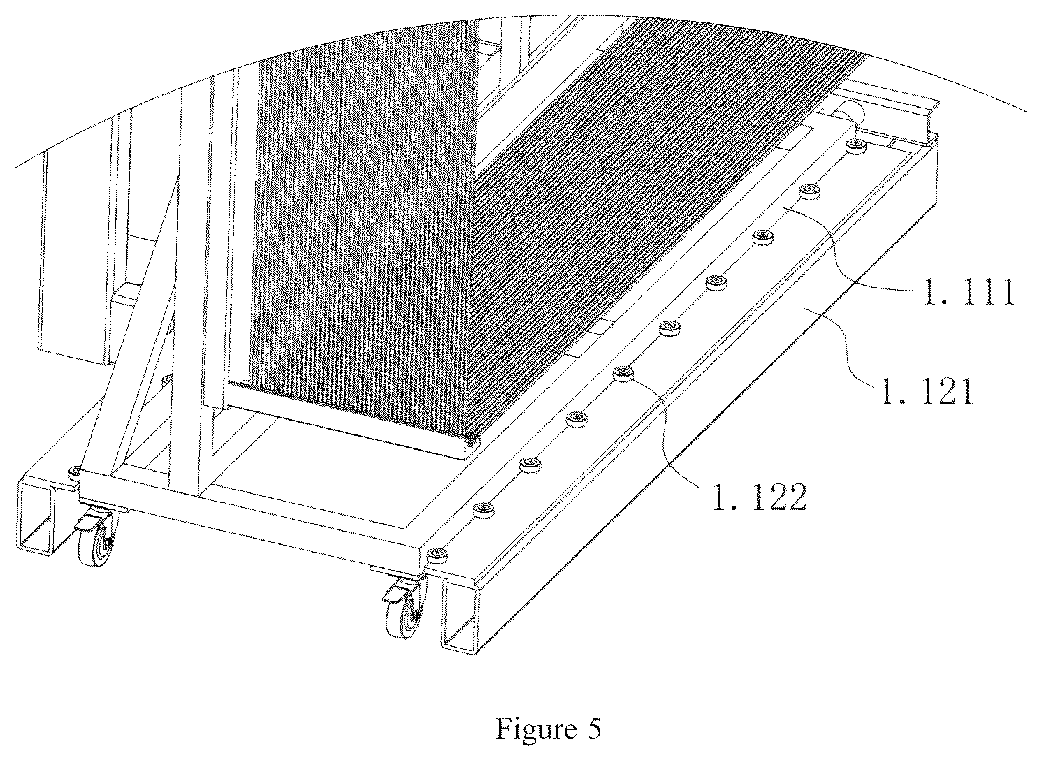 Patent US12377502 Figure 5 – Automatic assembly line for mattress spring