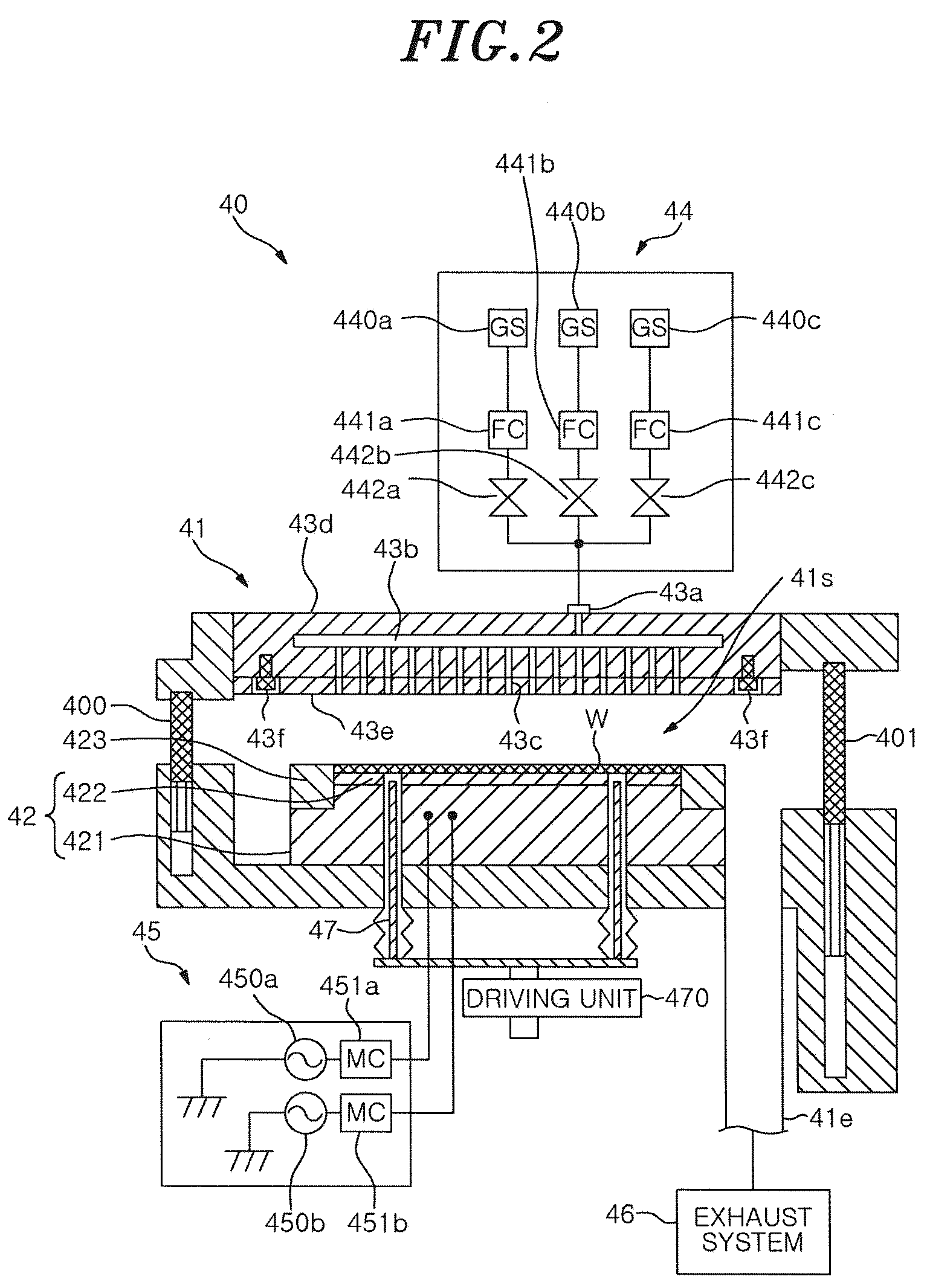 Patent US12377503 Figure 2 – Part replacement system and part replacement device