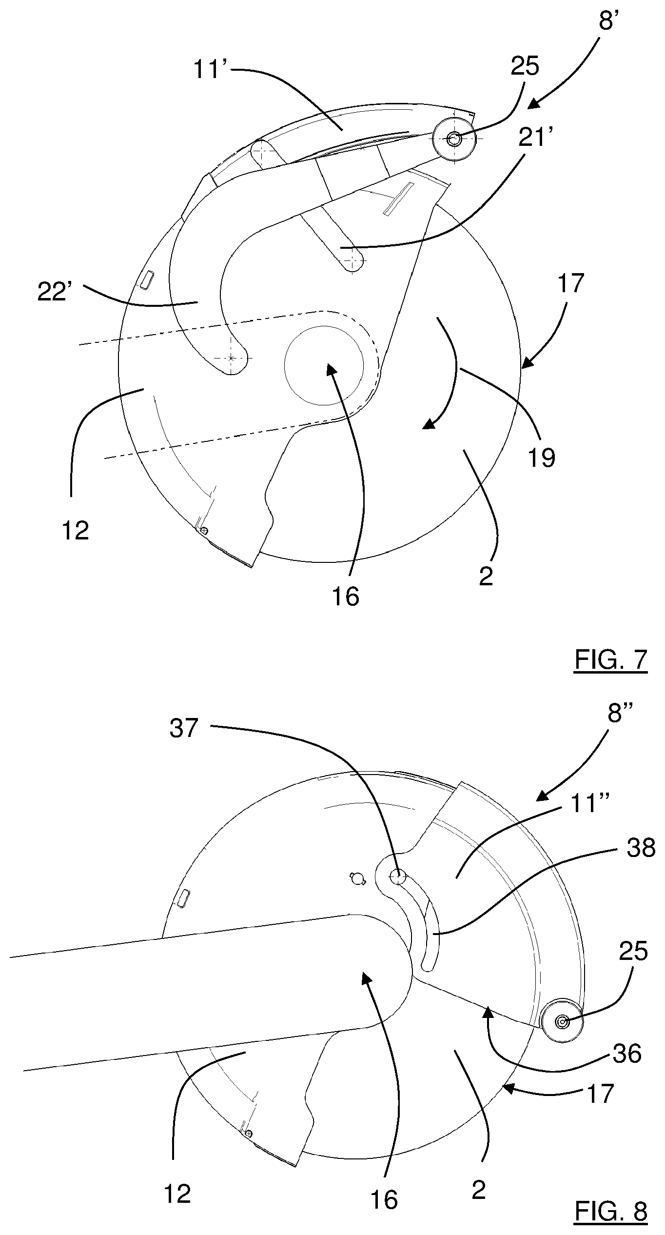Patent US12377504 Figure 4 – Protection arrangement for a power tool