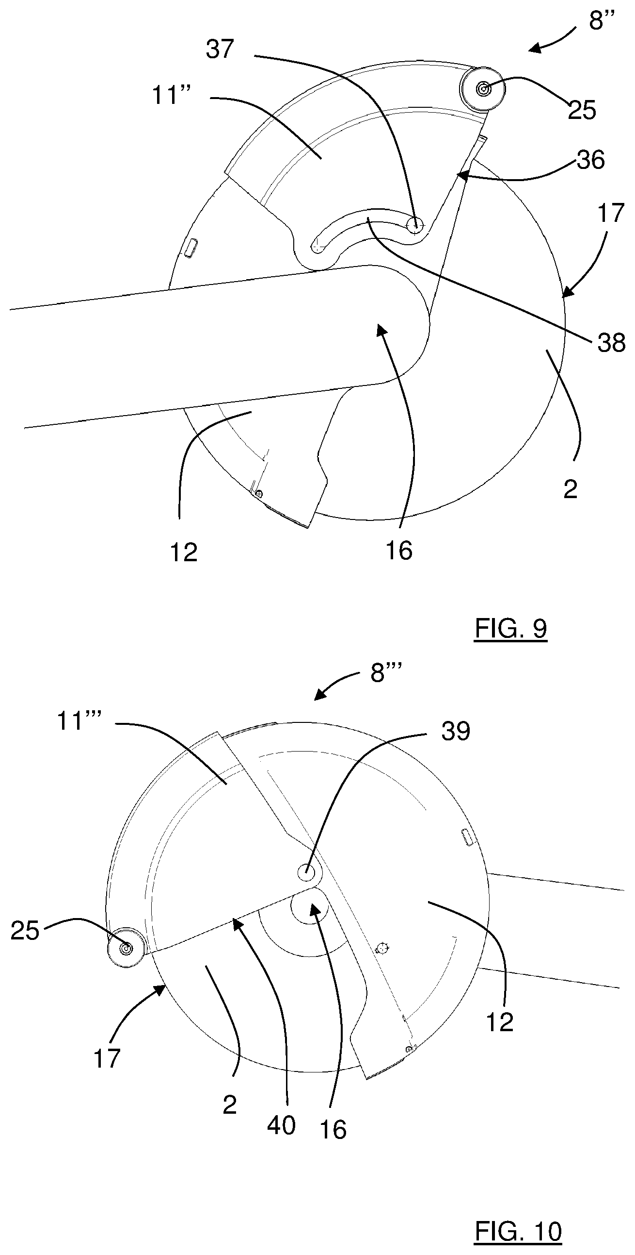 Patent US12377504 Figure 5 – Protection arrangement for a power tool